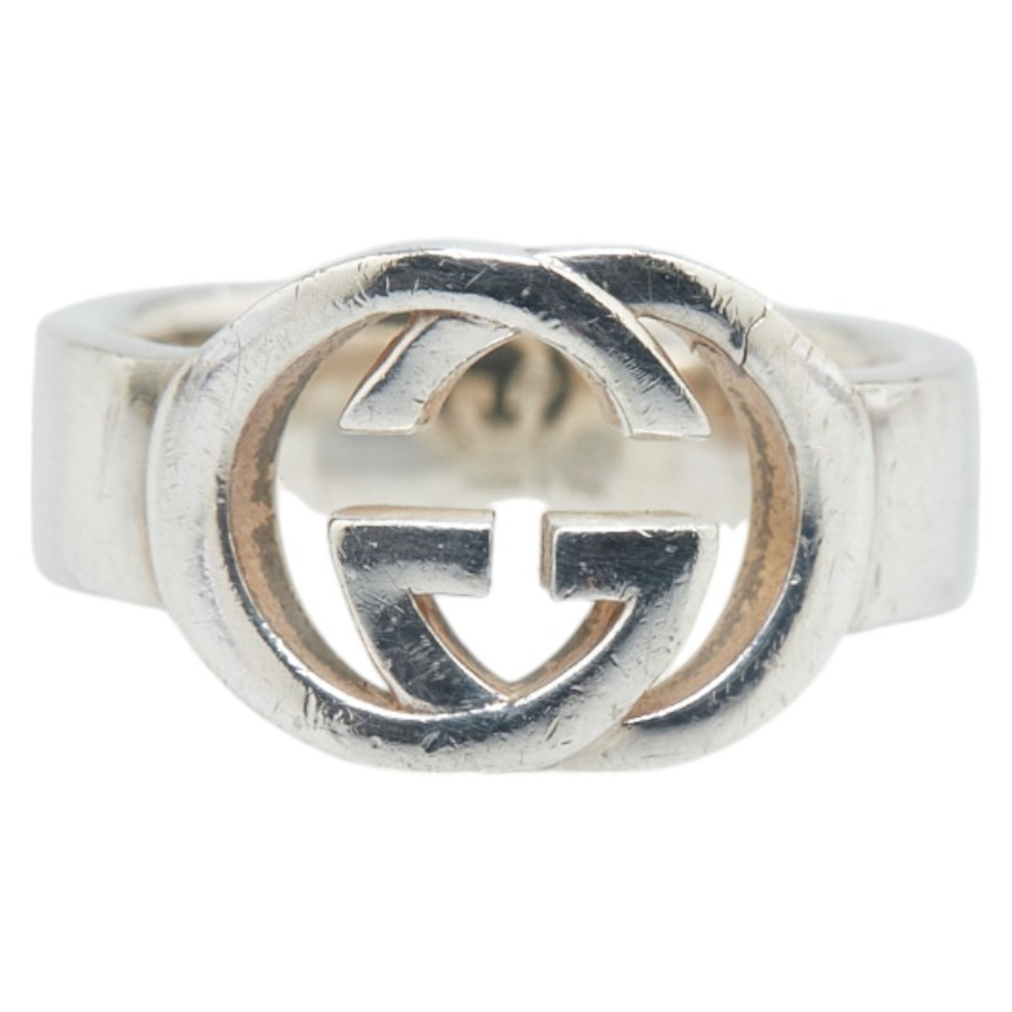 Interlocking G Ring Sterling Silver