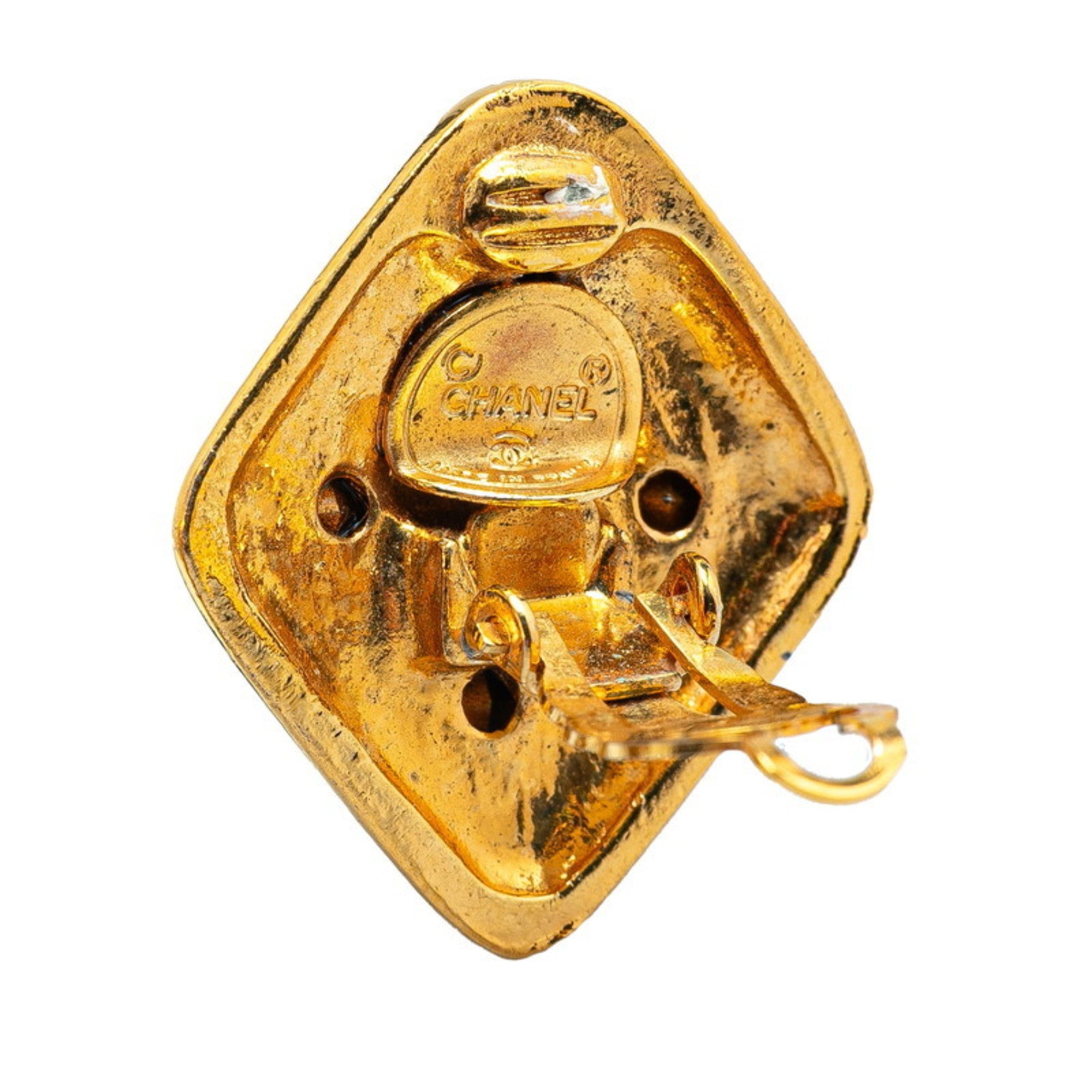 Clip-On Earrings Clip-On Gold-Tone Metal