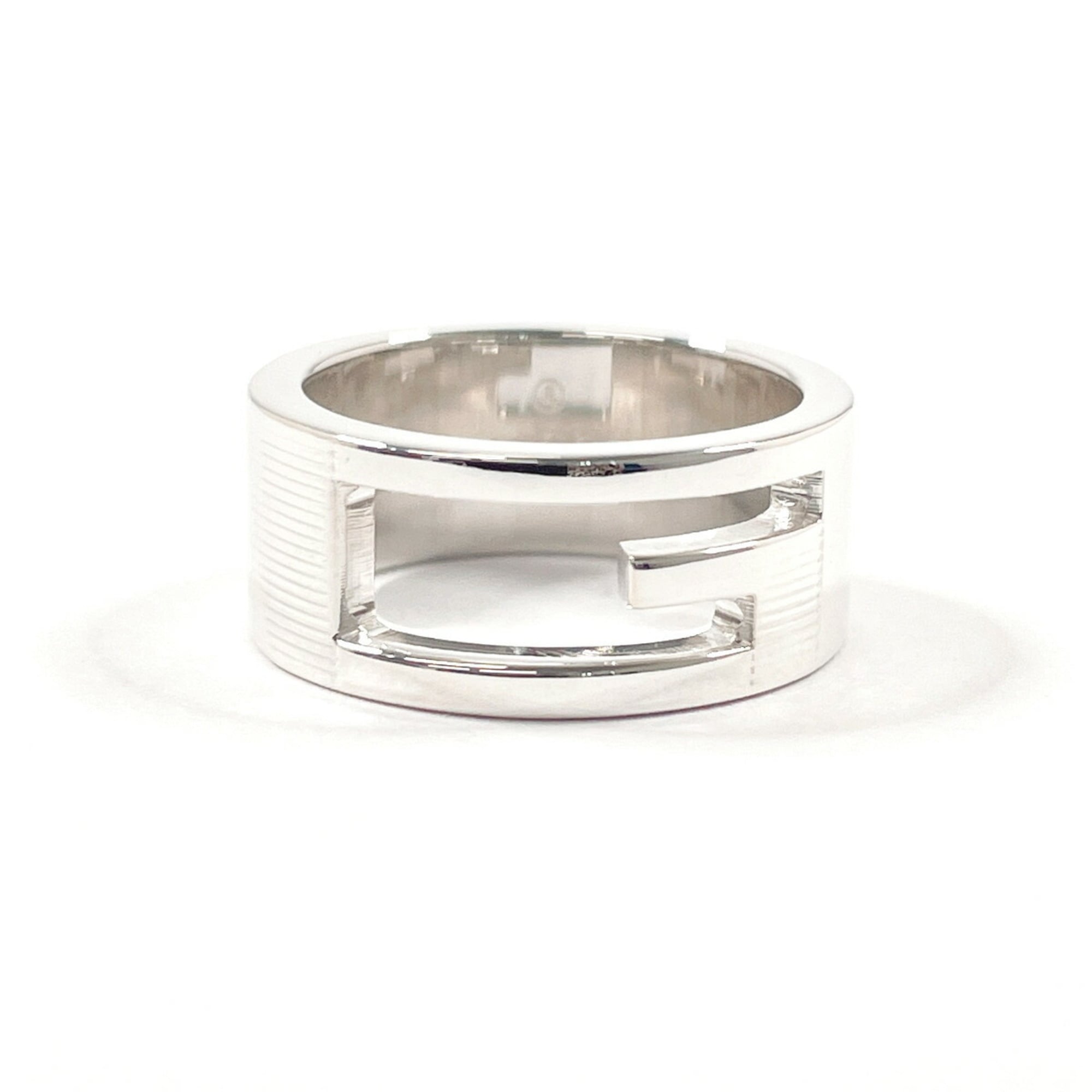 Cutout G Ring Sterling Silver