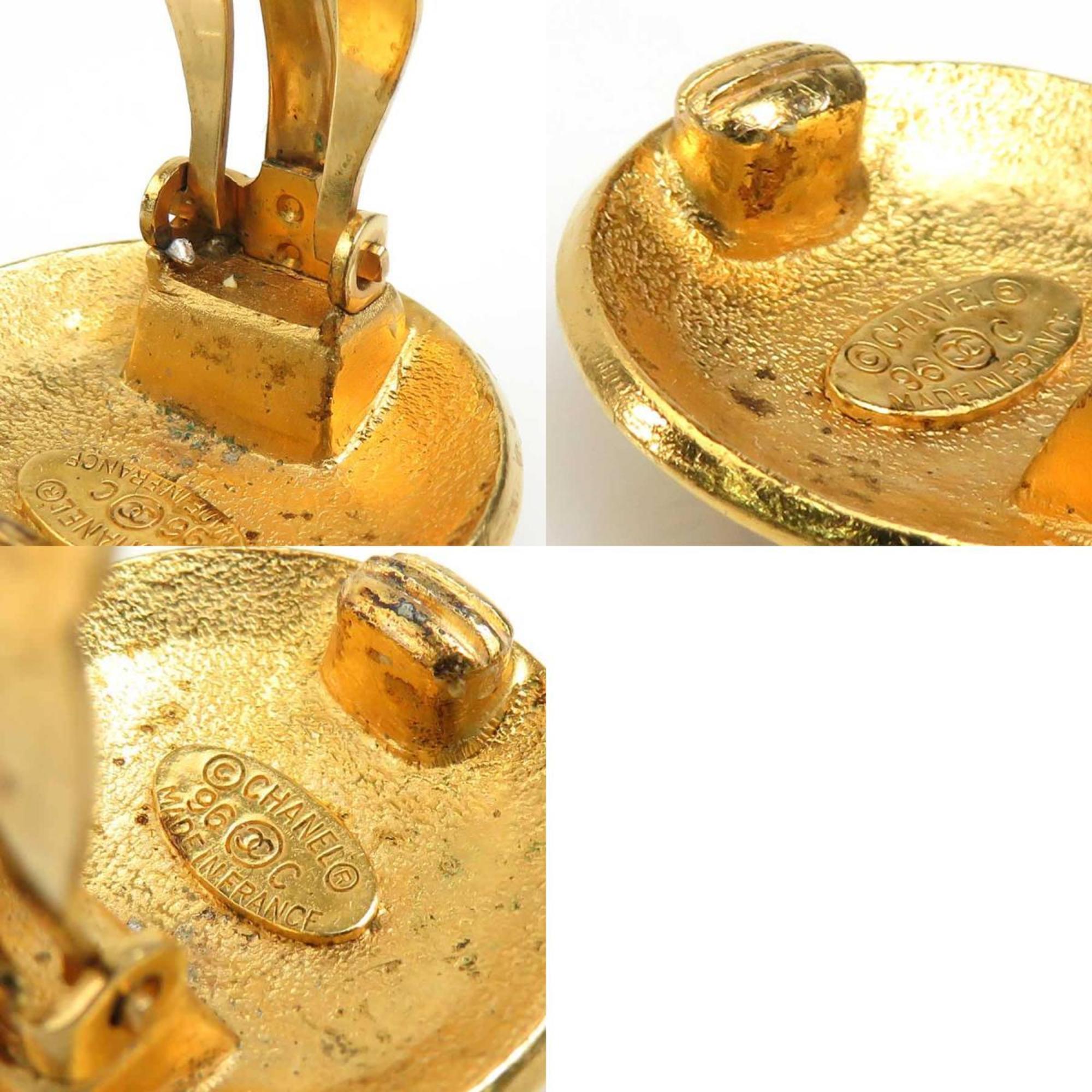 Earrings Gold-Tone Metal