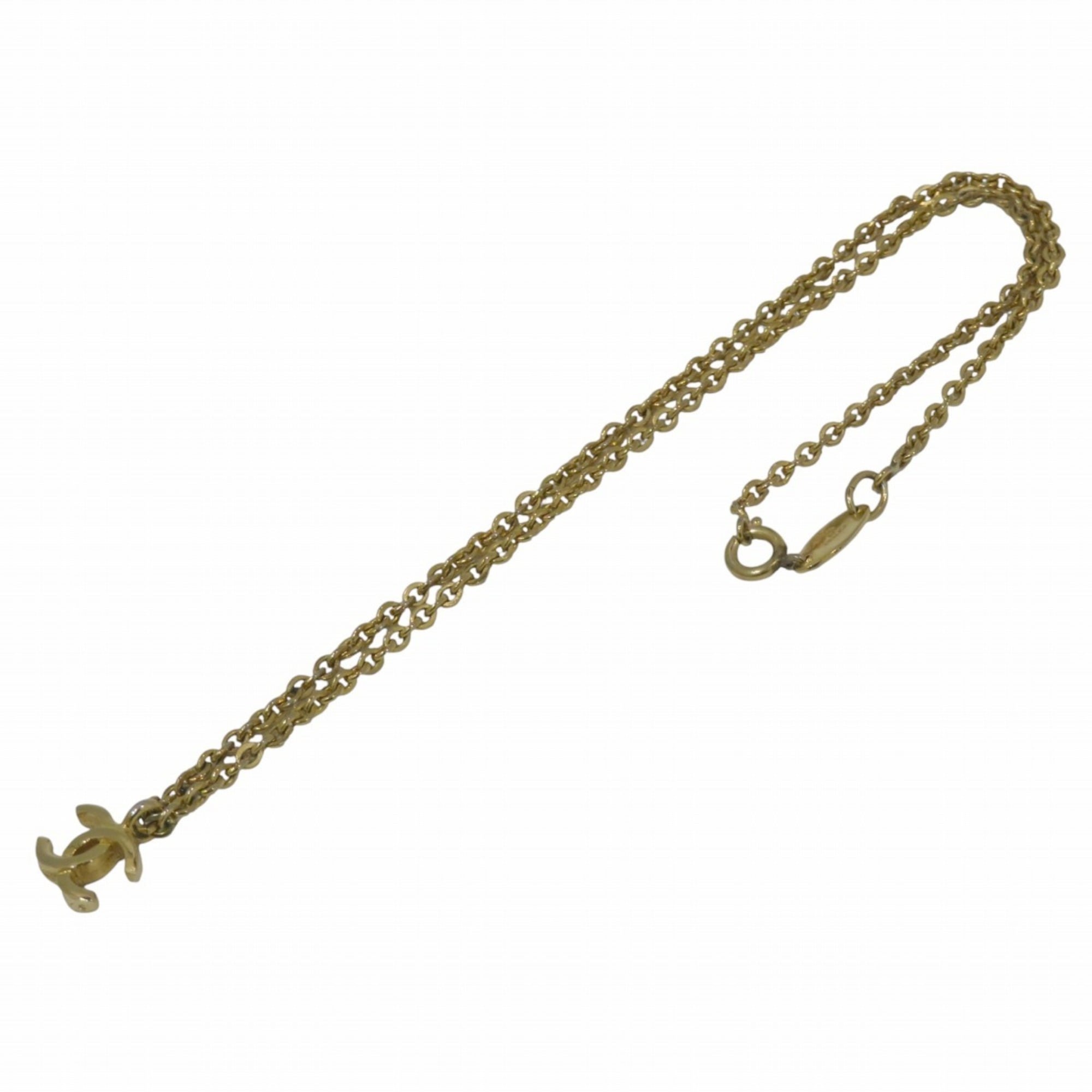 CC Logo Pendant Necklace Metal