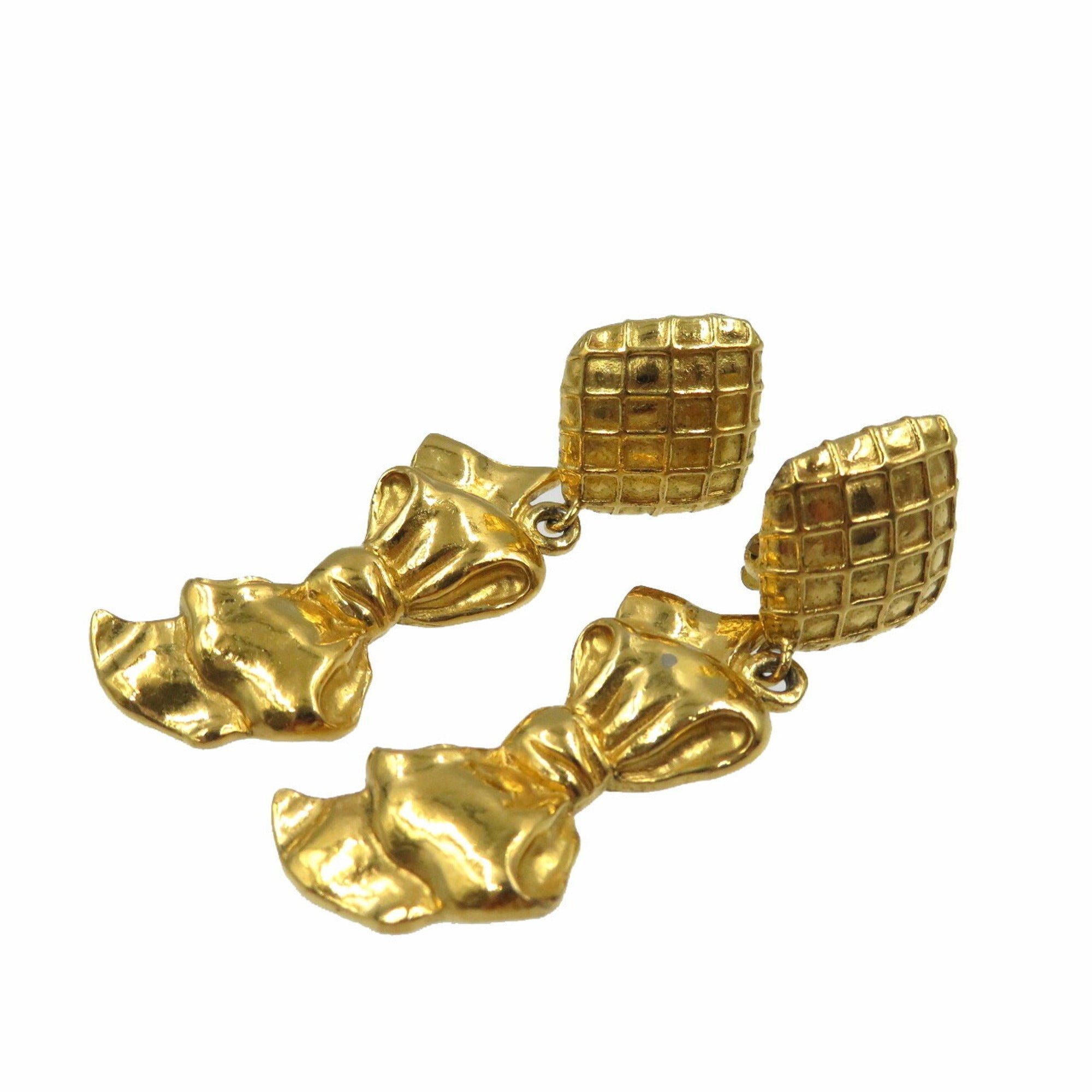 Clip-On Earrings Clip-On Gold-Tone Metal