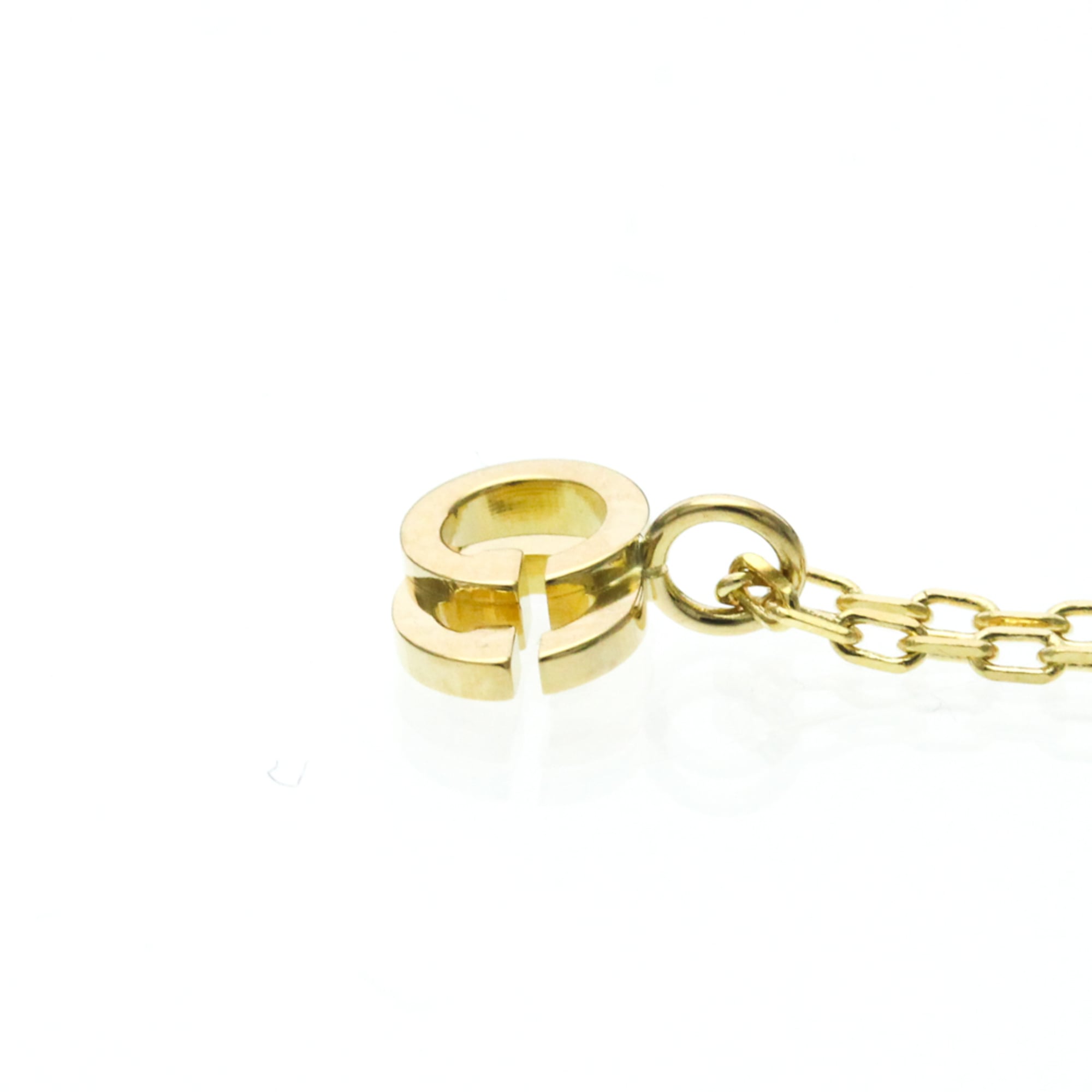 Pendant Necklace 18K Yellow Gold with Topaz