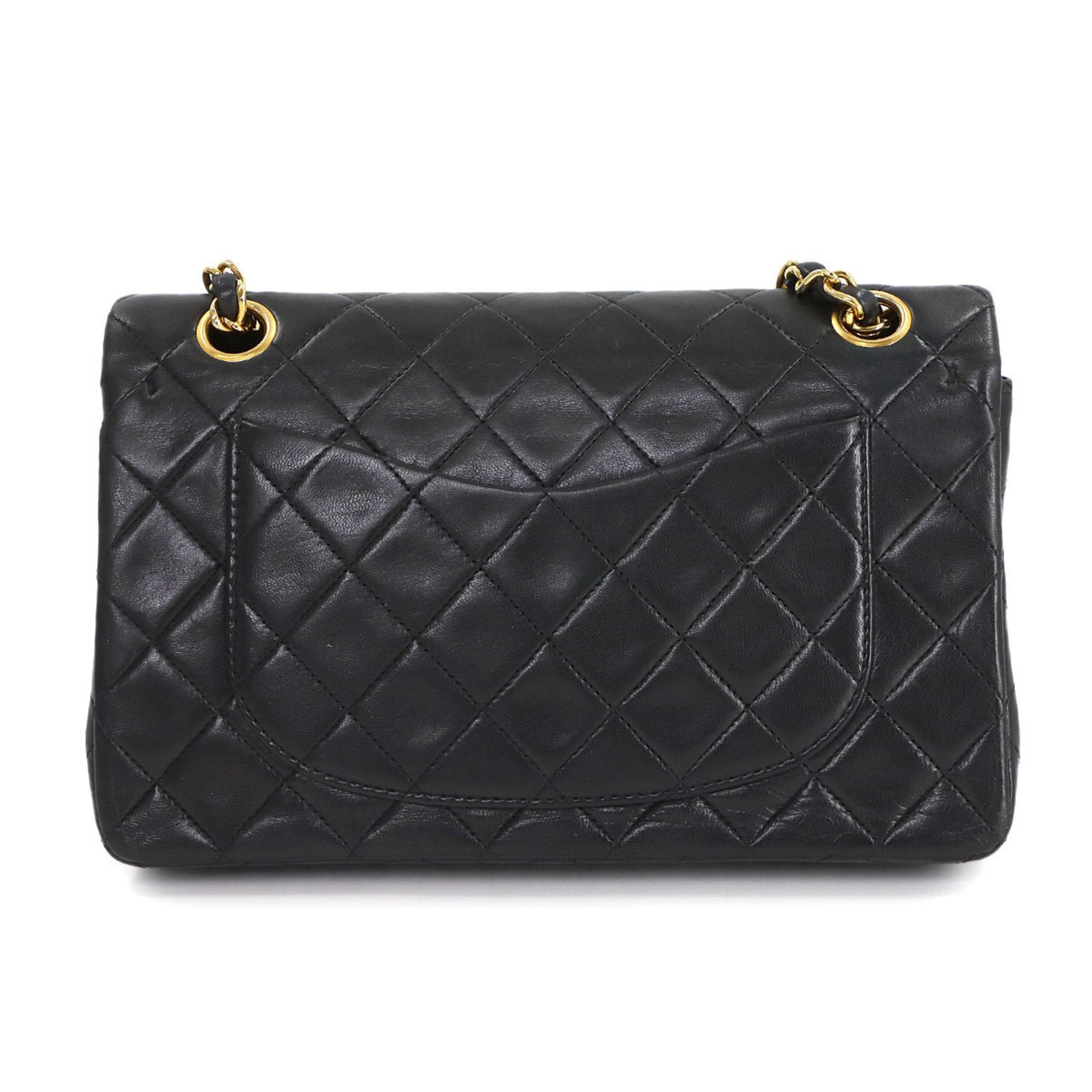 Vintage Classic Double Flap Bag Quilted Lambskin Small