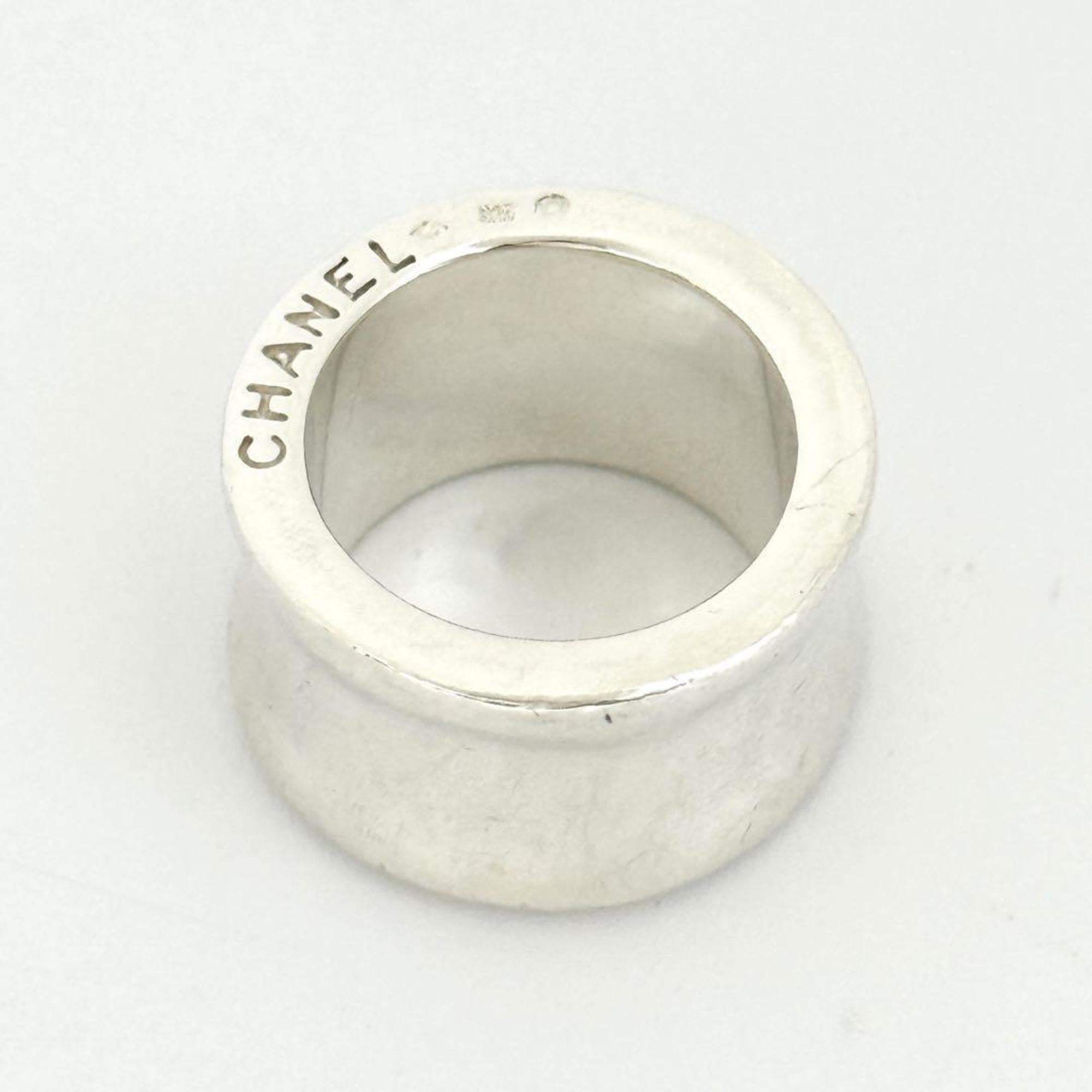 Vintage Band Ring Sterling Silver Wide Side