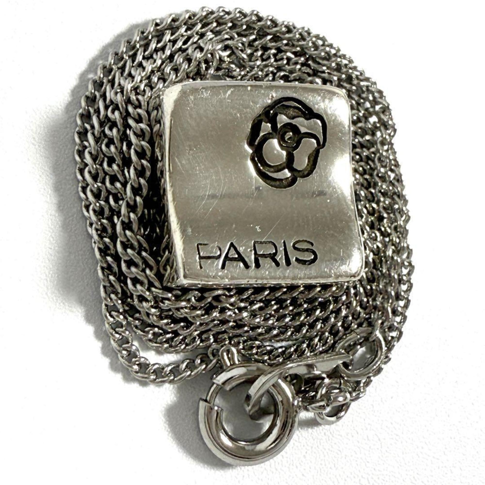 Pendant Necklace Metal and Sterling Silver Coco Camellia Reversible