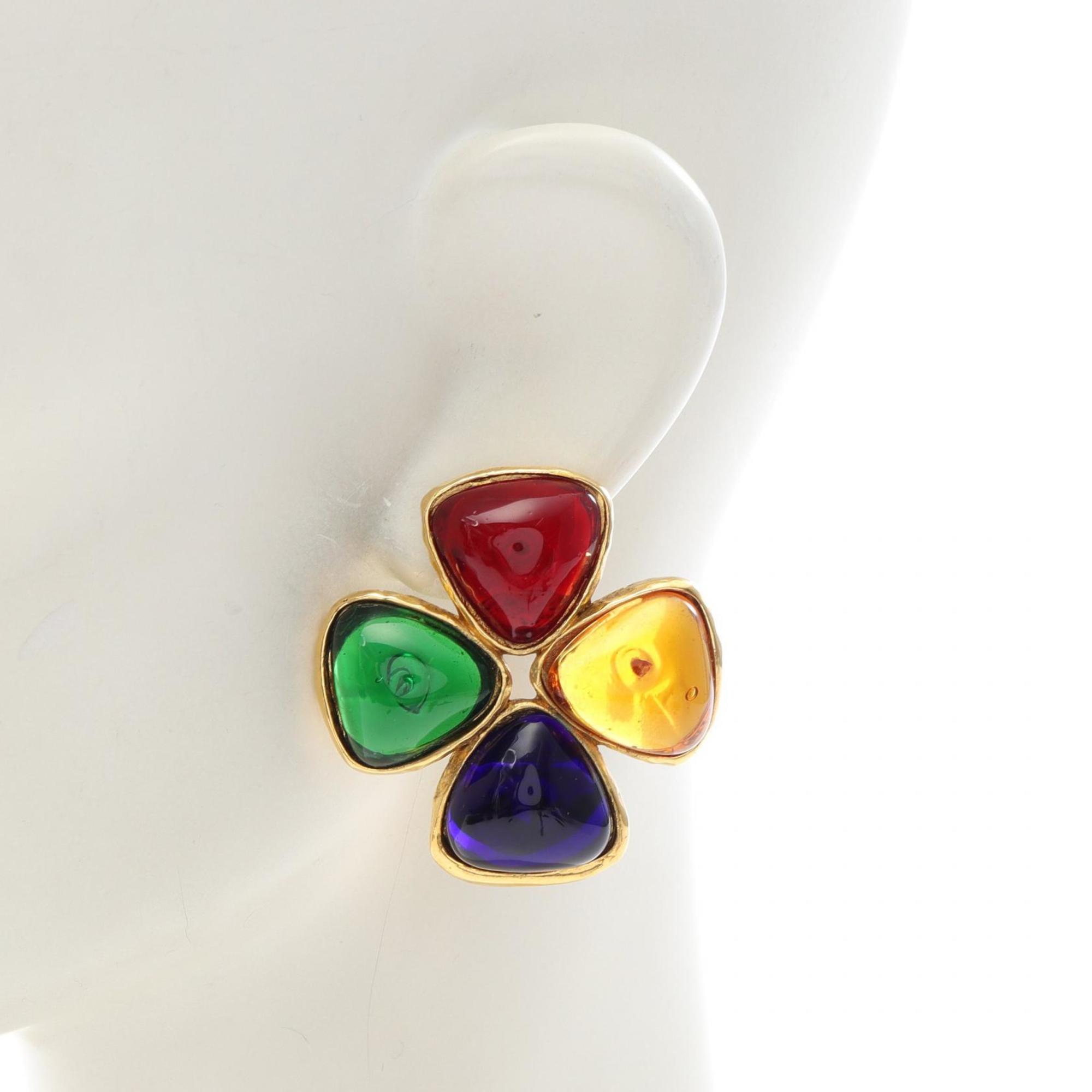 Clip-On Earrings Clip-On Gold-Tone Metal