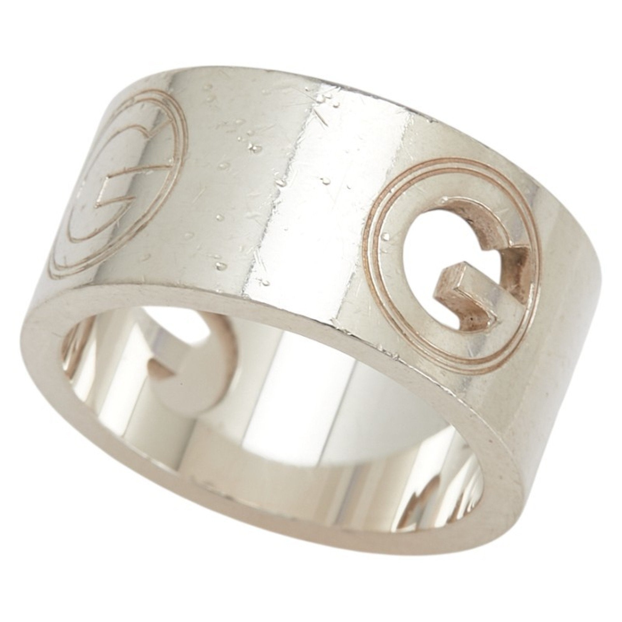 G Wide Ring Sterling Silver