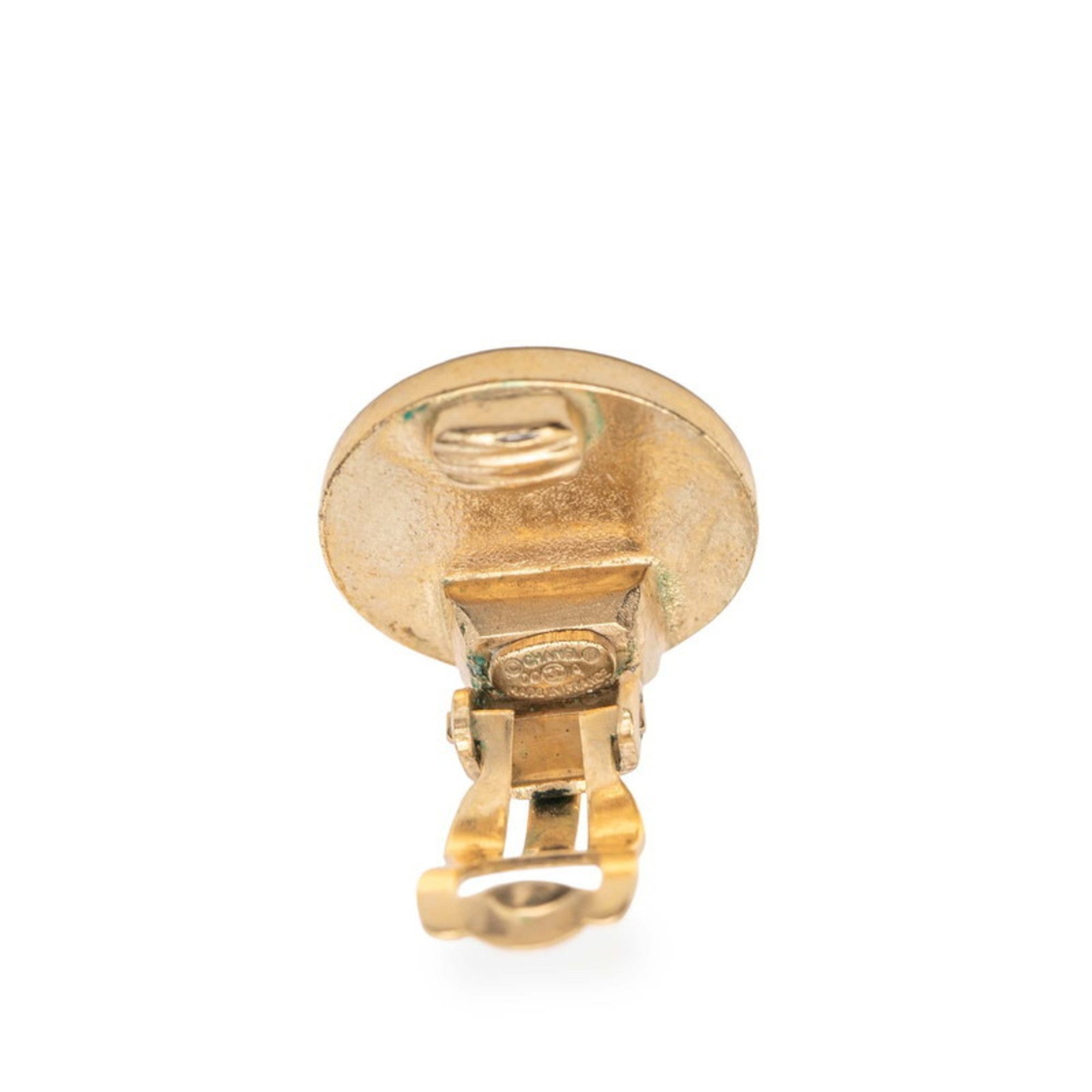 CC Logo Clip-On Earrings Metal