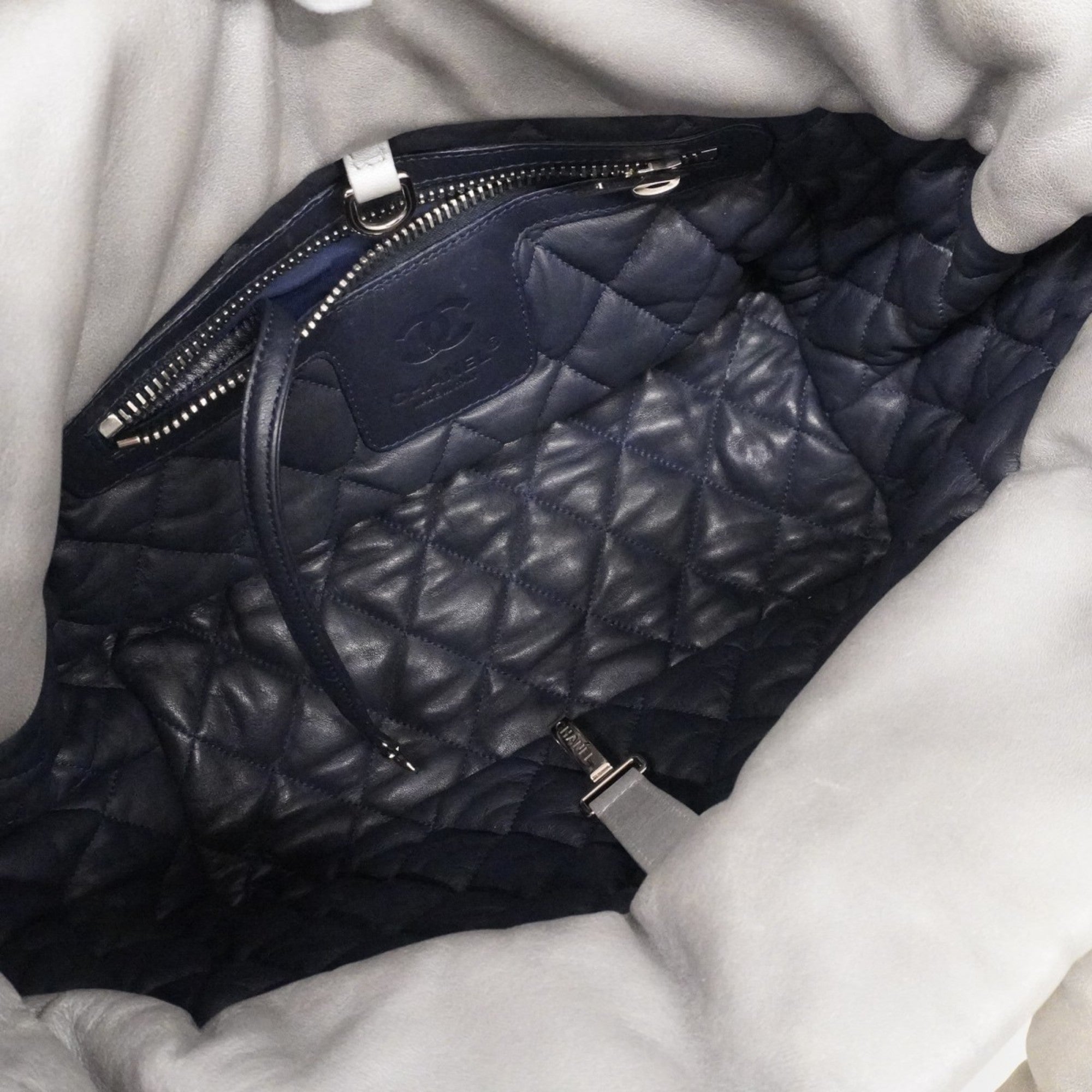 Coco Cocoon Reversible Tote Quilted Lambskin Medium