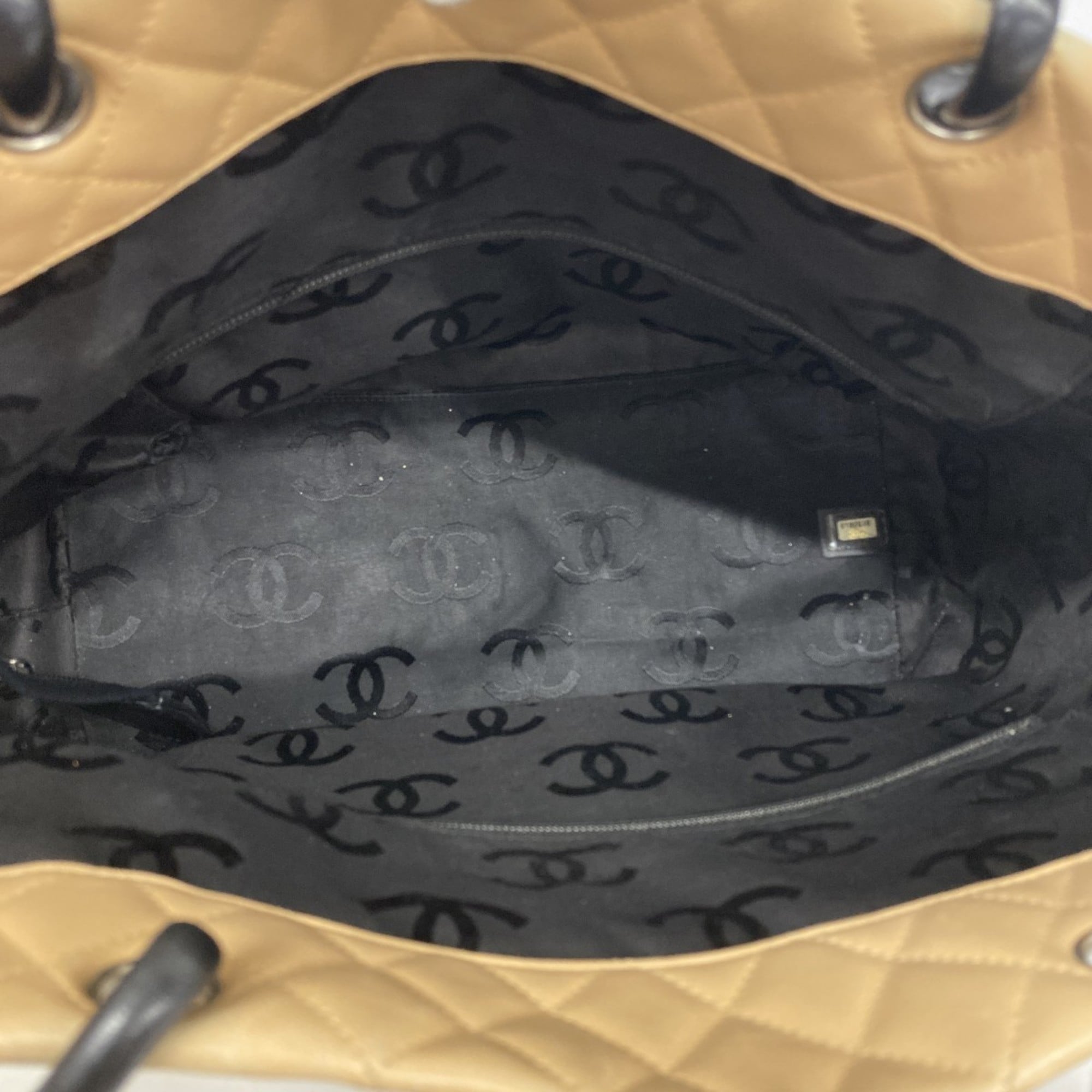 Cambon Tote Quilted Leather Large