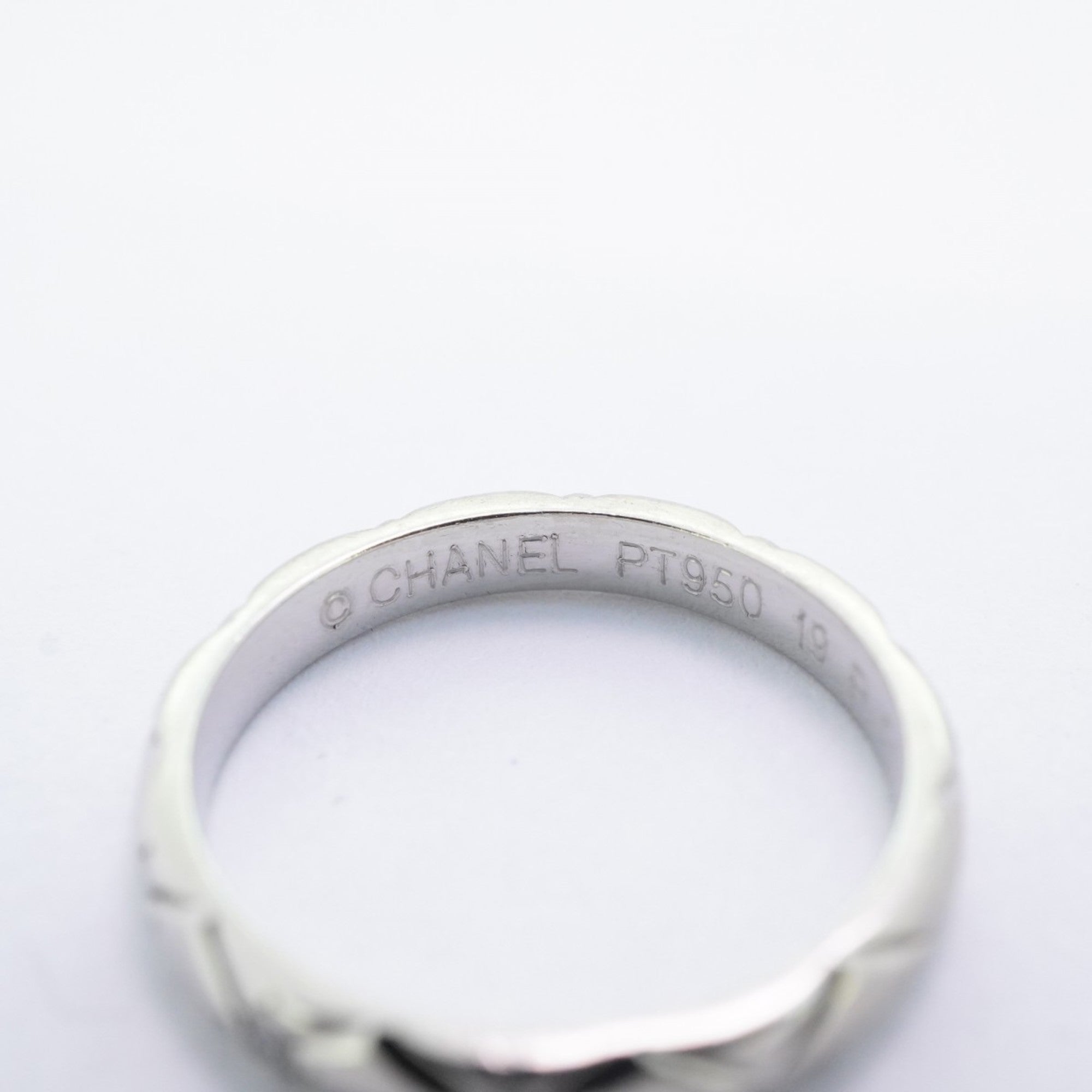 Matelasse Ring Platinum with Diamond