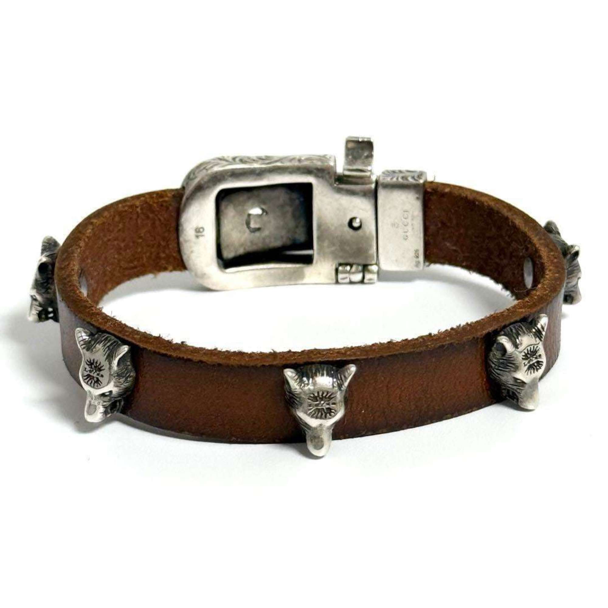 Bracelet Leather and Sterling Silver