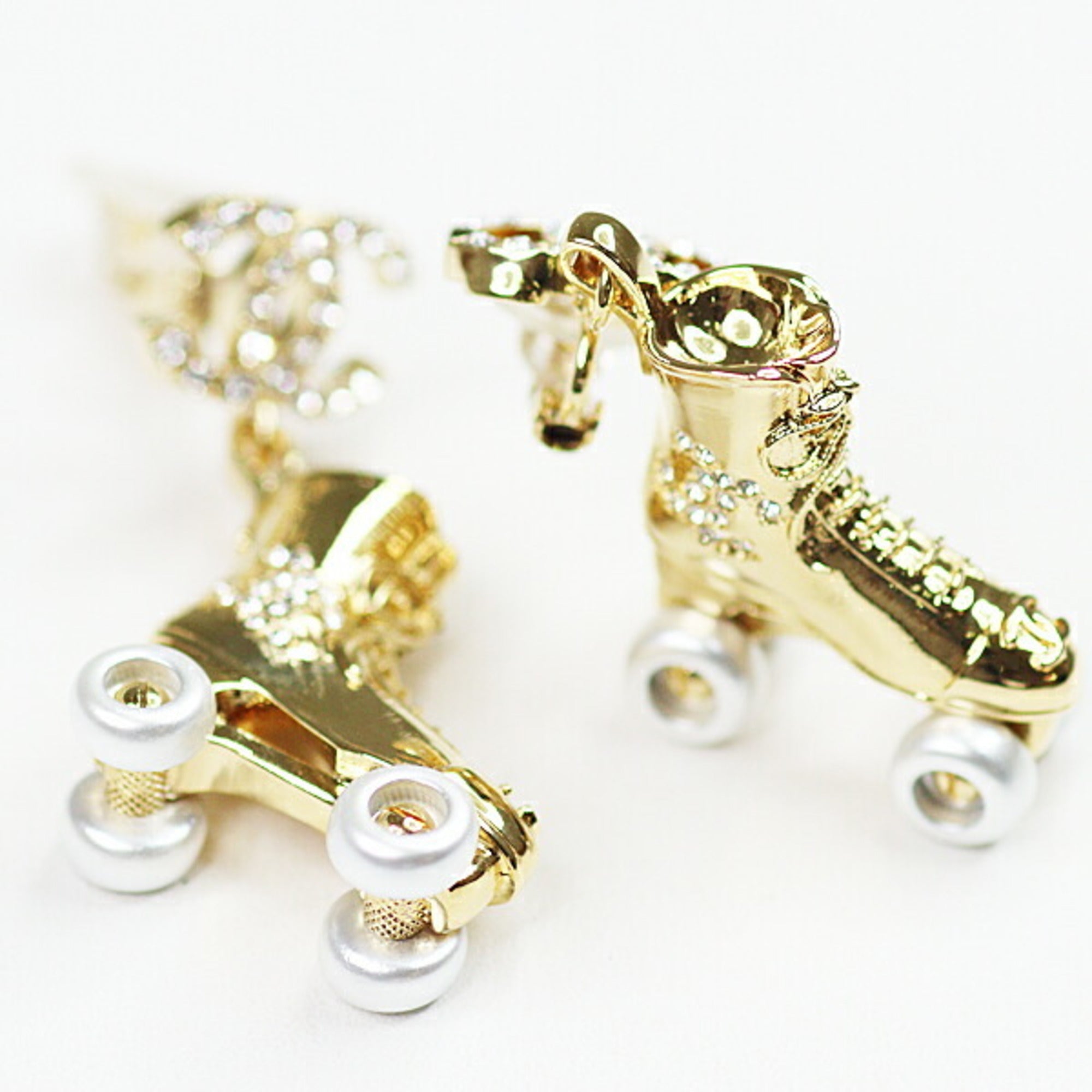 CC Logo Earrings Gold-Tone Metal Gold-Tone Metal