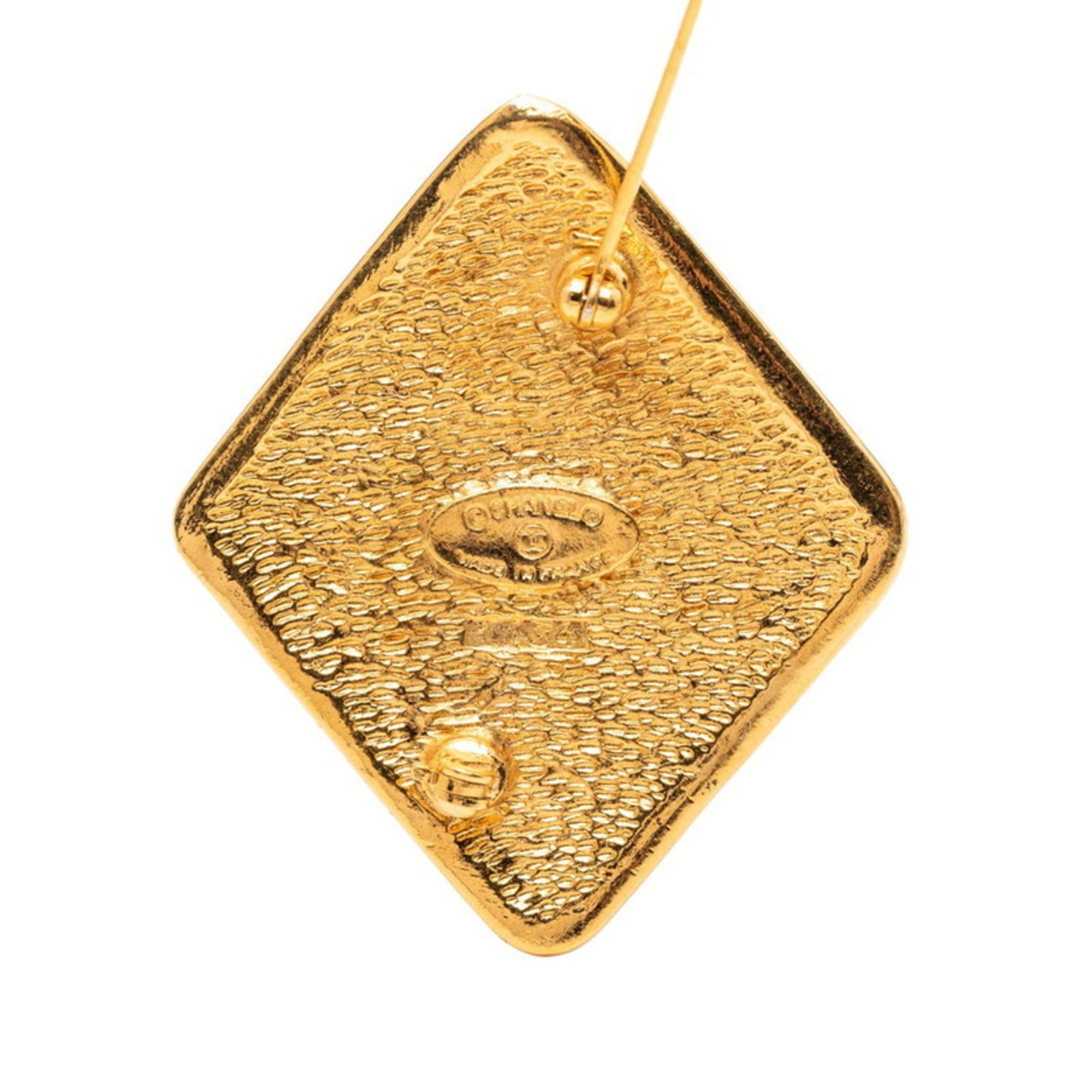 CC Logo Brooch Metal