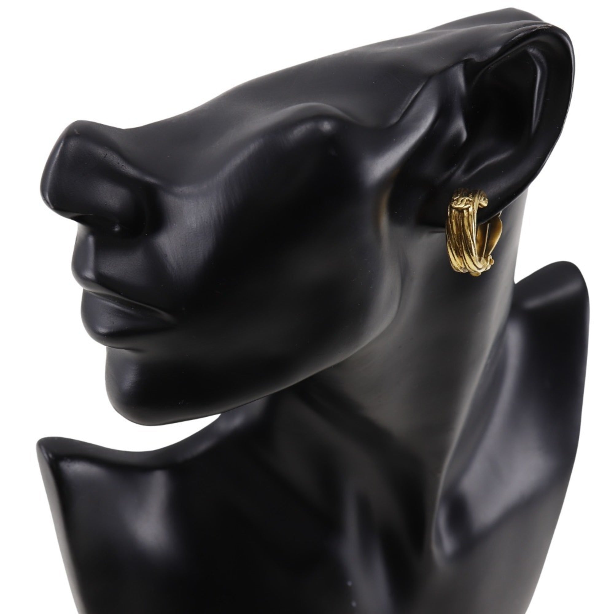 Clip-On Earrings Clip-On Gold-Tone Metal