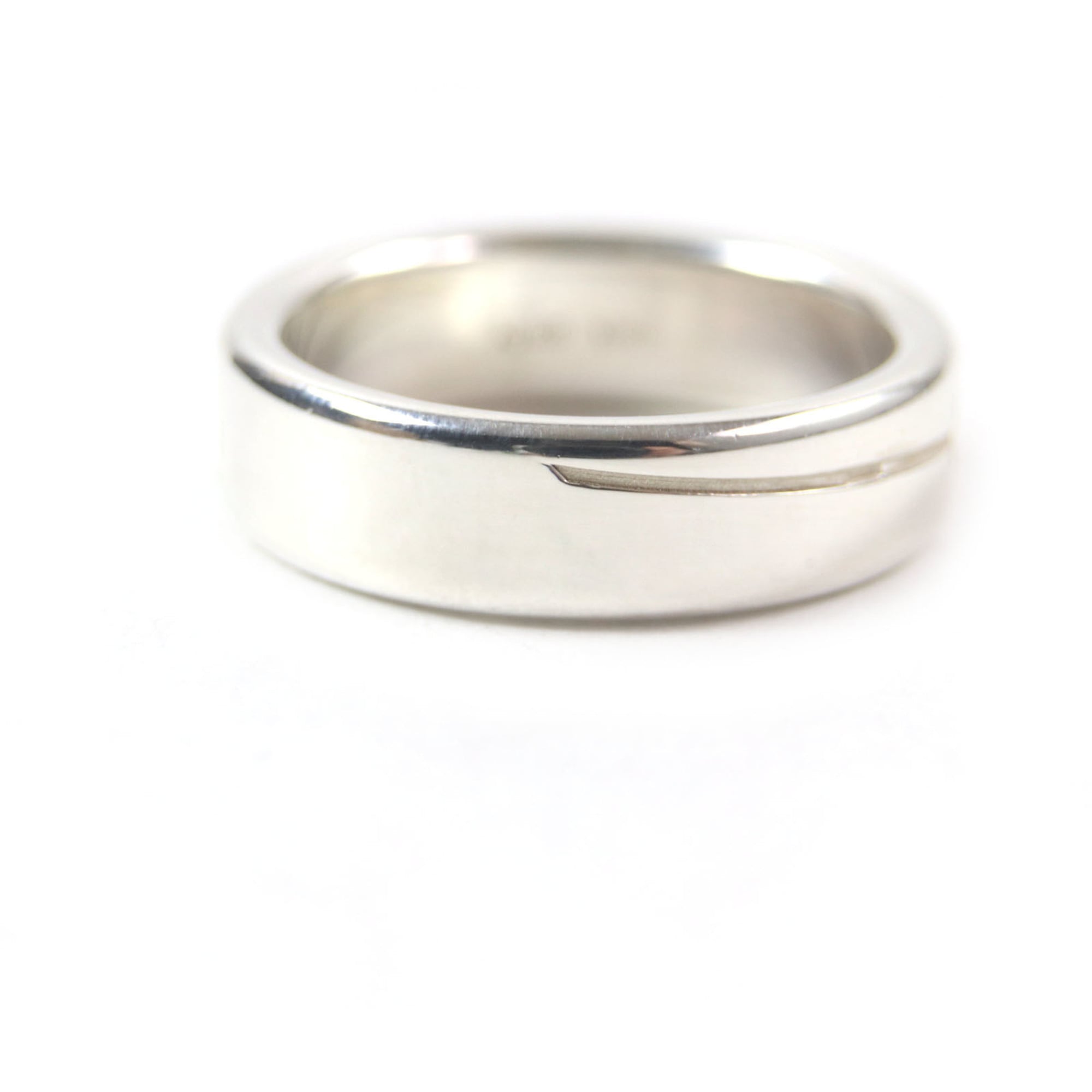 Diagonal Interlocking G Ring Sterling Silver