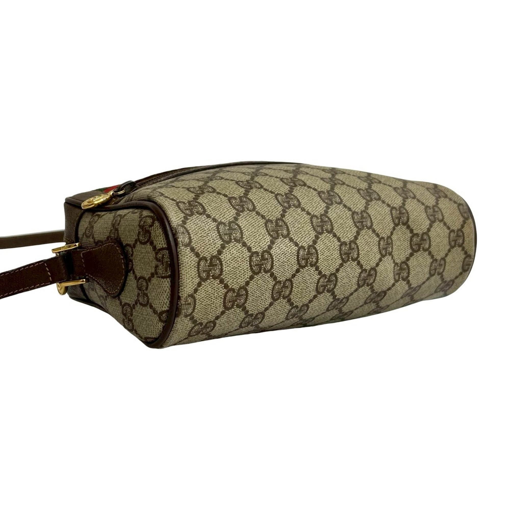 Ophidia Shoulder Bag GG Coated Canvas Small