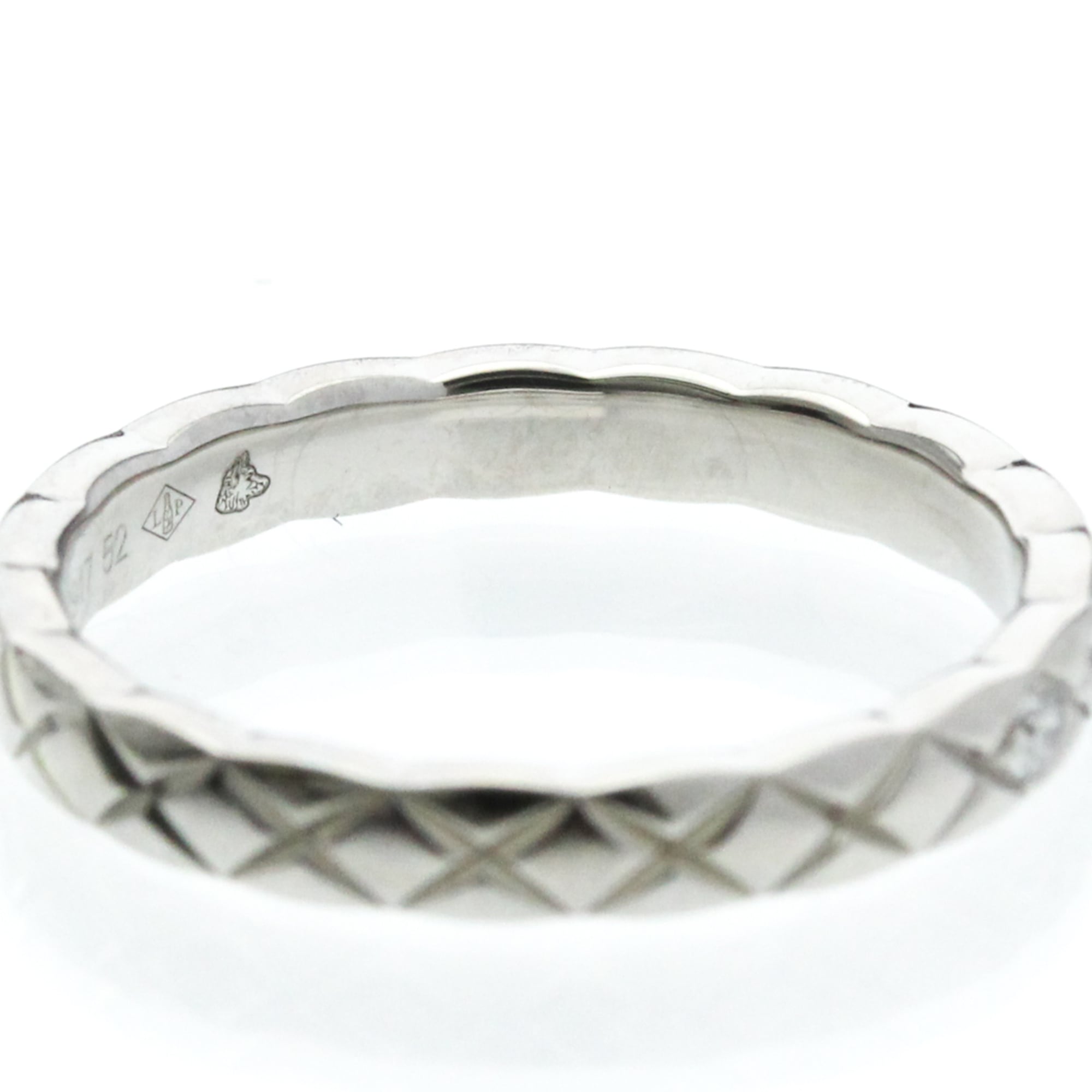 Coco Crush Ring Platinum Mini with Diamond