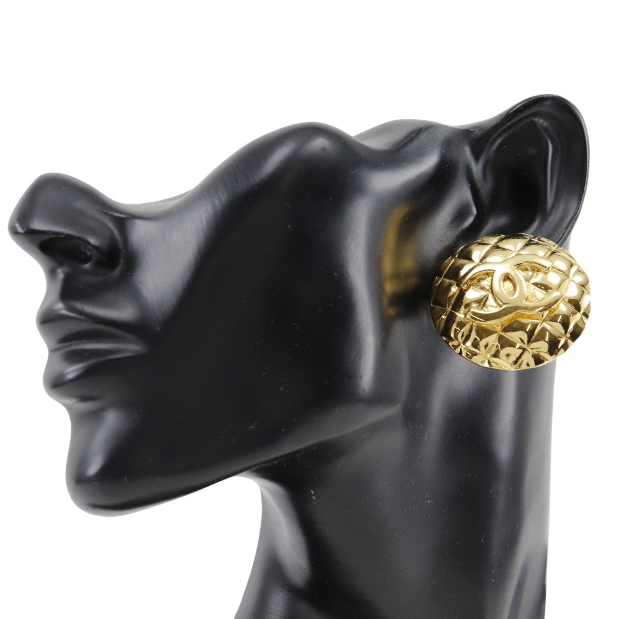 CC Logo Clip-On Earrings Metal