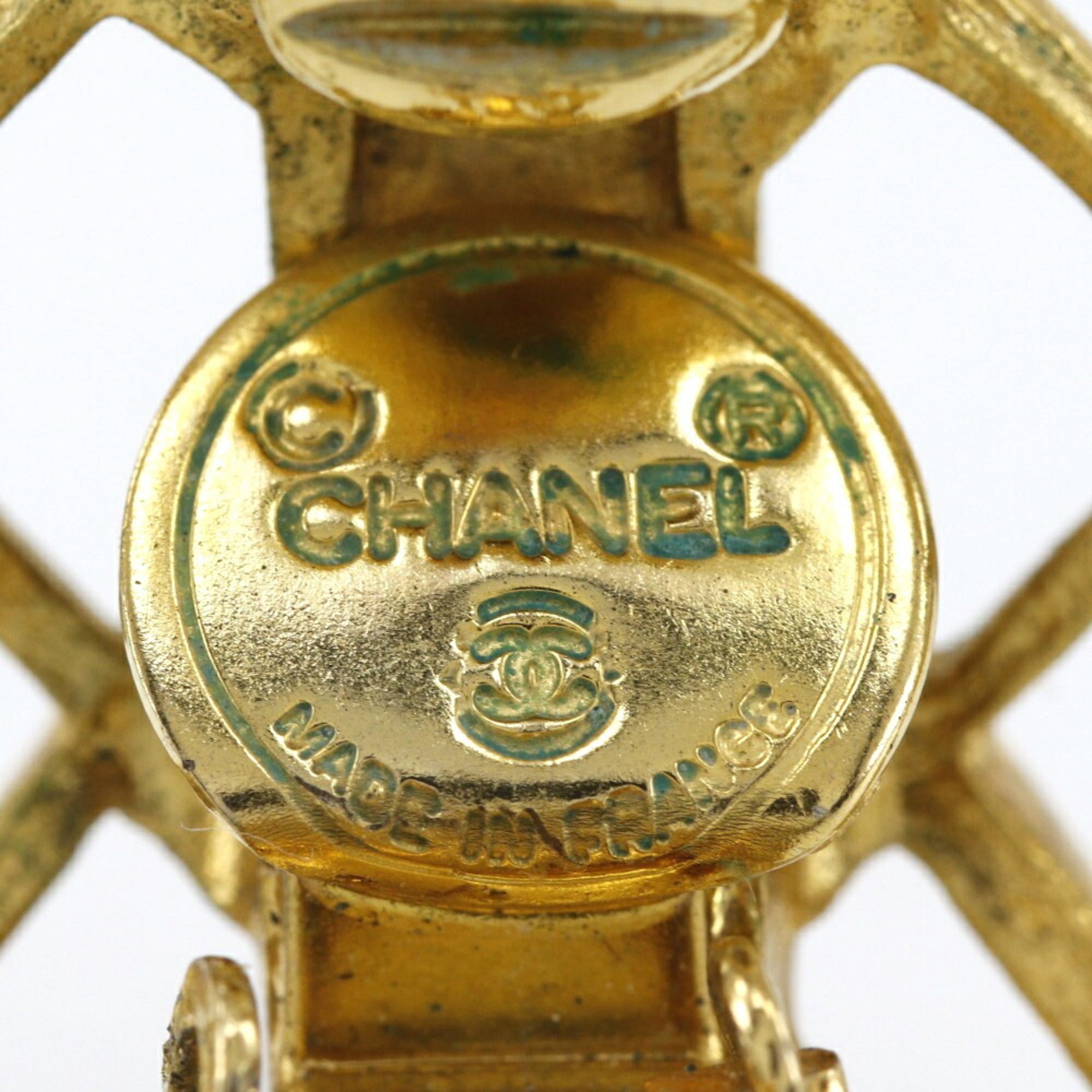 Earrings Gold-Tone Metal