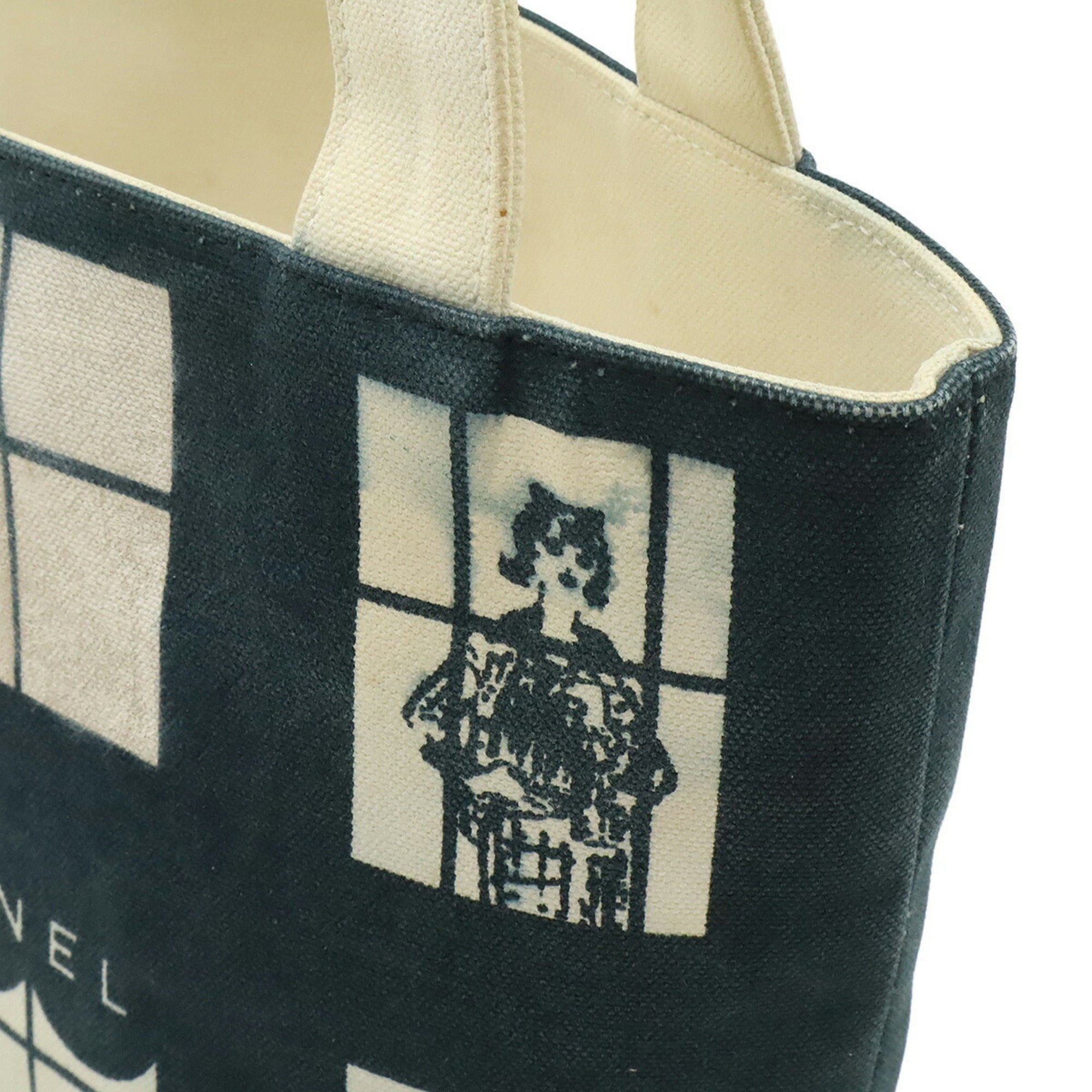 Coco Window Tote Printed Canvas Large