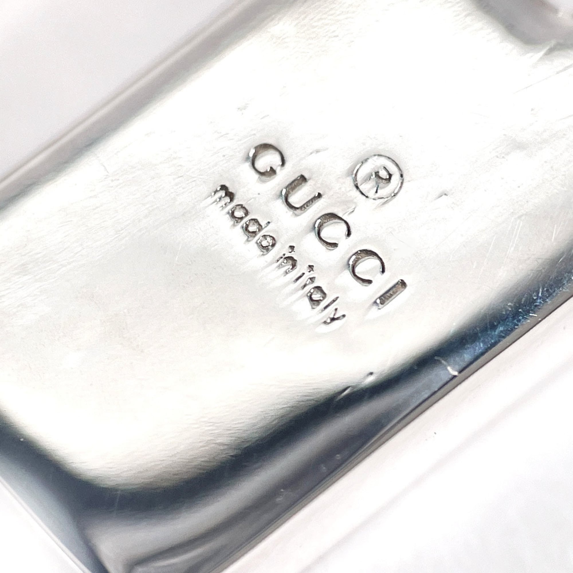 G Plate Pendant Sterling Silver