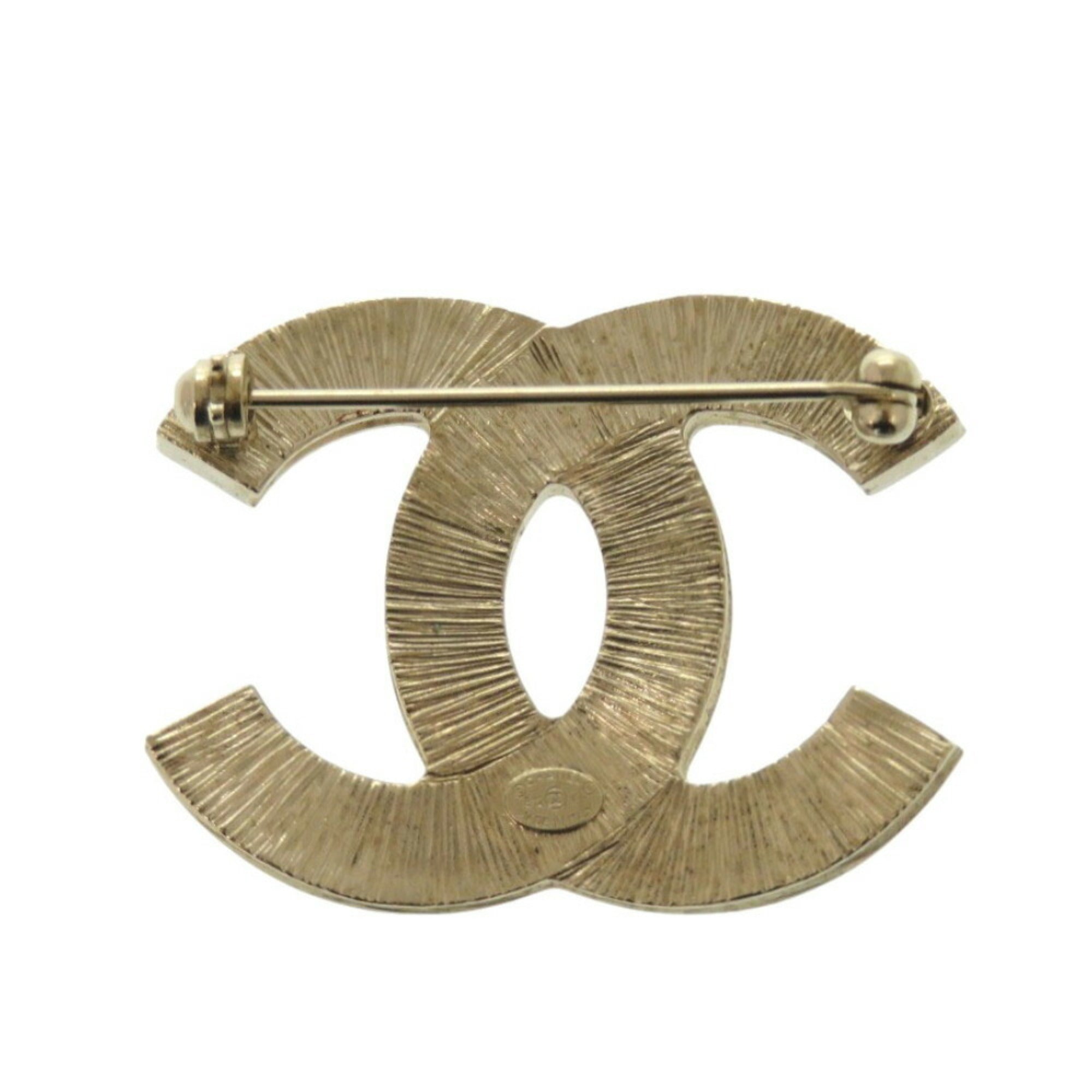 CC Logo Brooch Metal