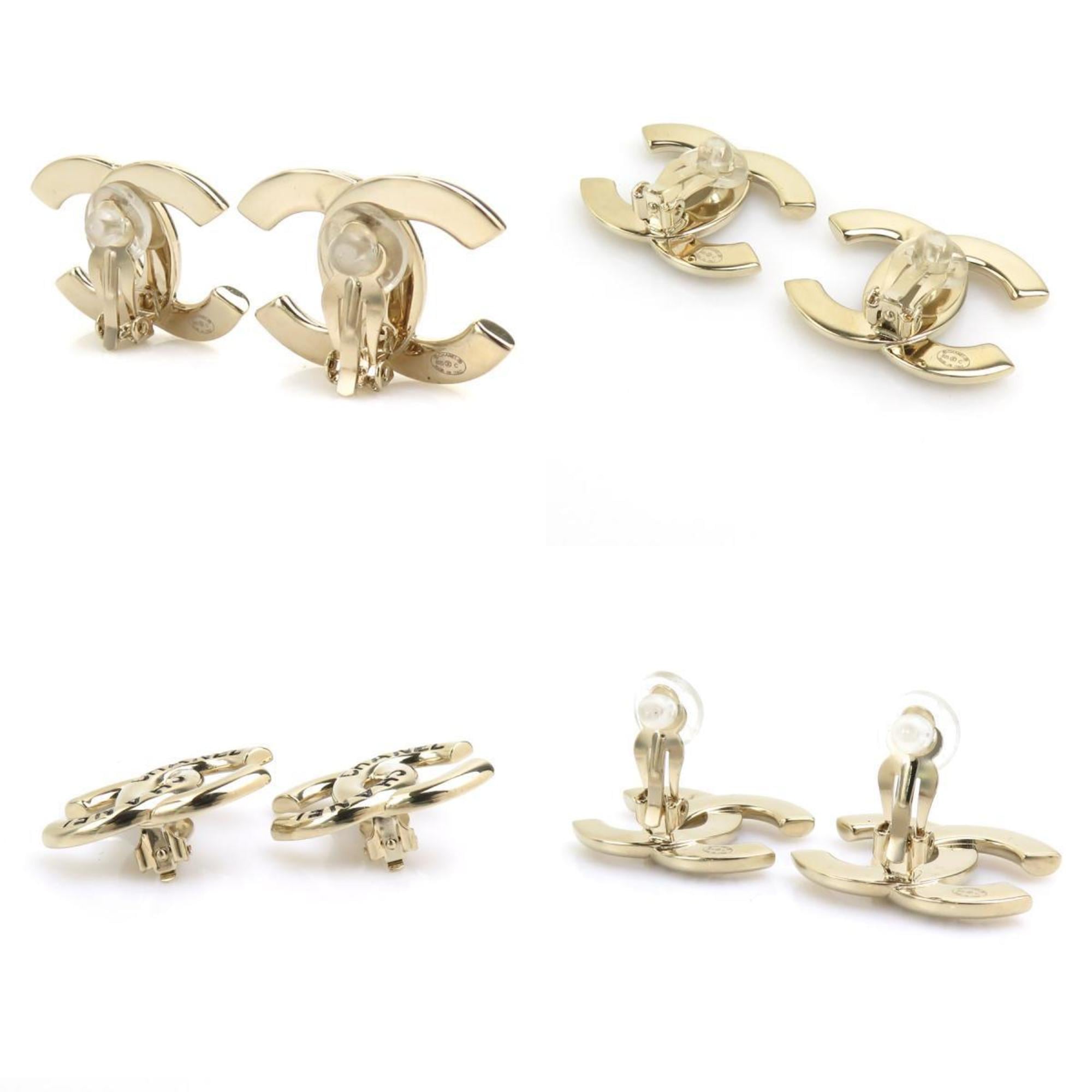 Earrings Gold-Tone Metal