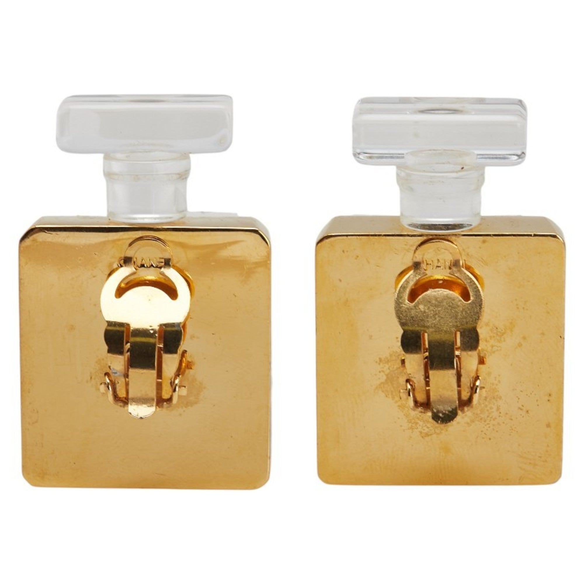 Clip-On Earrings Plated Plastic