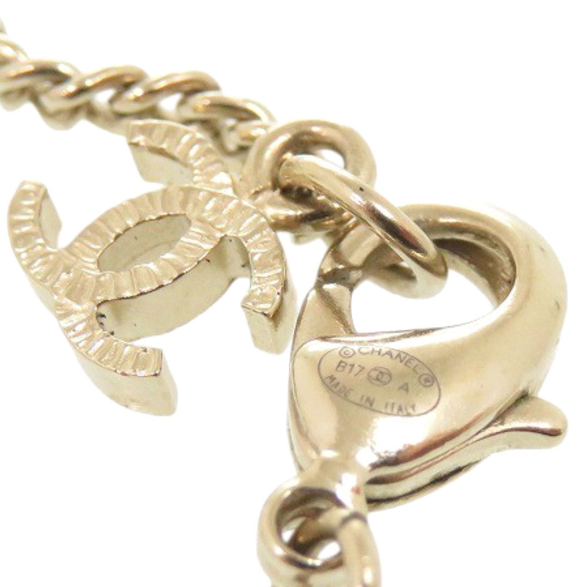 CC Logo Pendant Necklace Metal