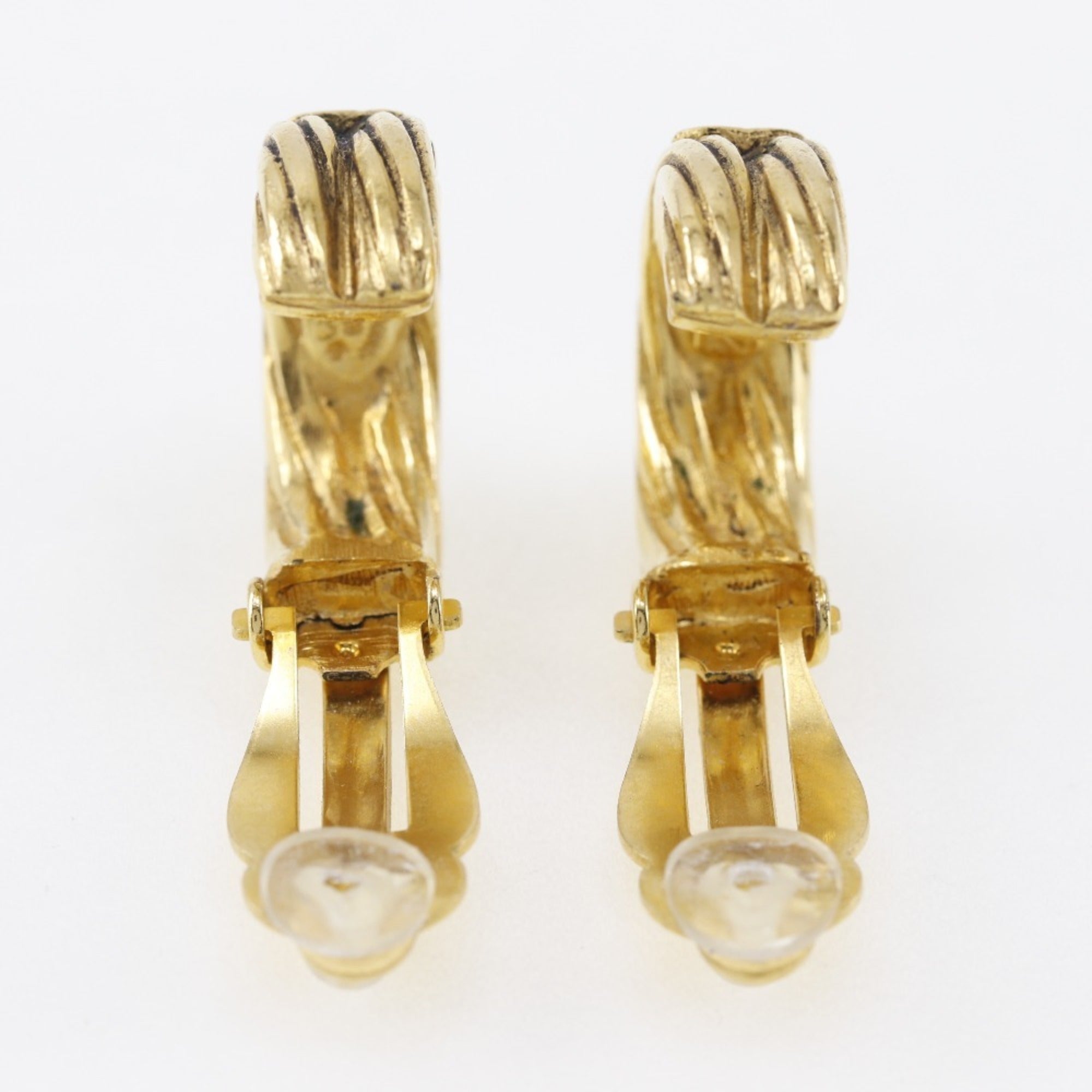 Clip-On Earrings Clip-On Gold-Tone Metal