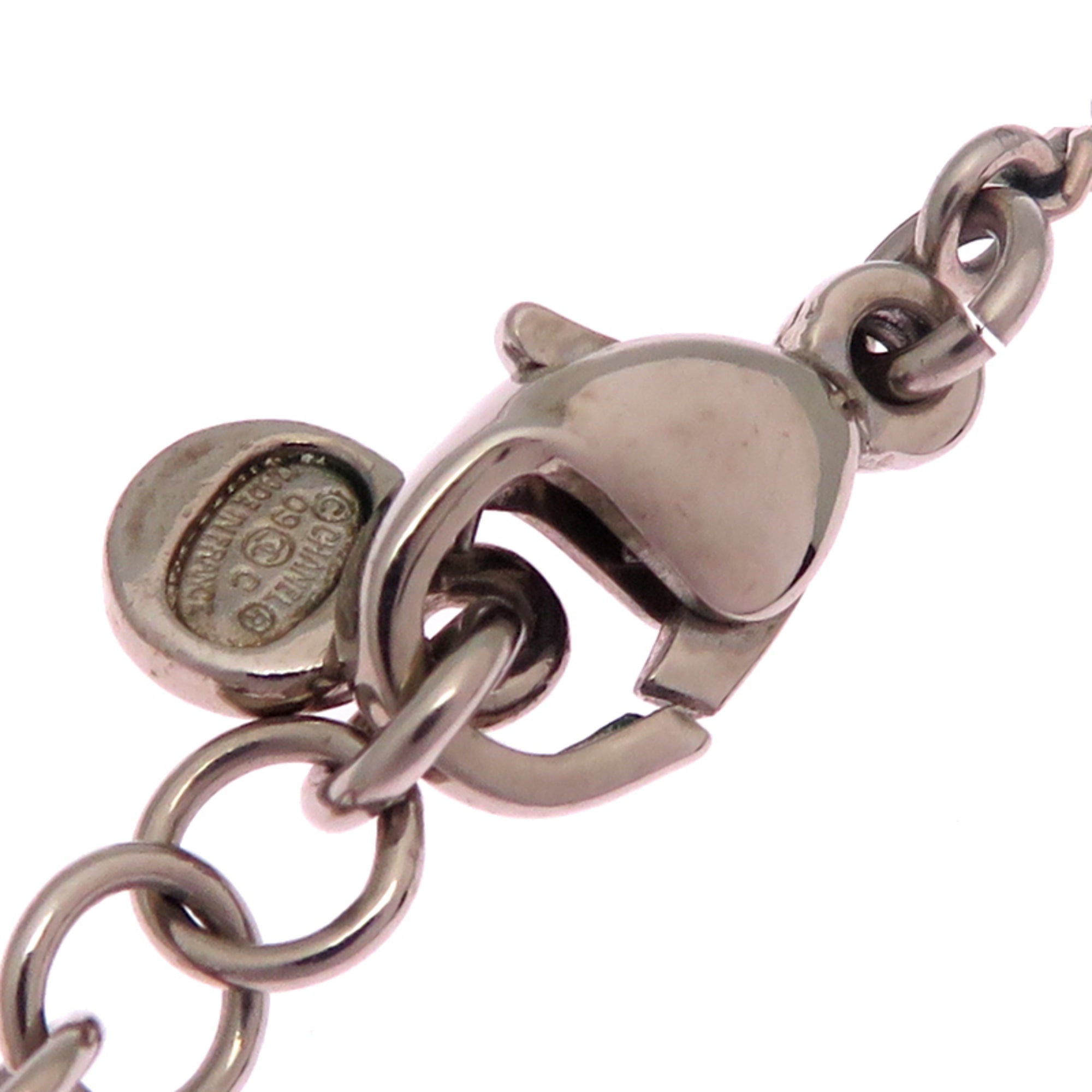 CC Logo Pendant Necklace Metal