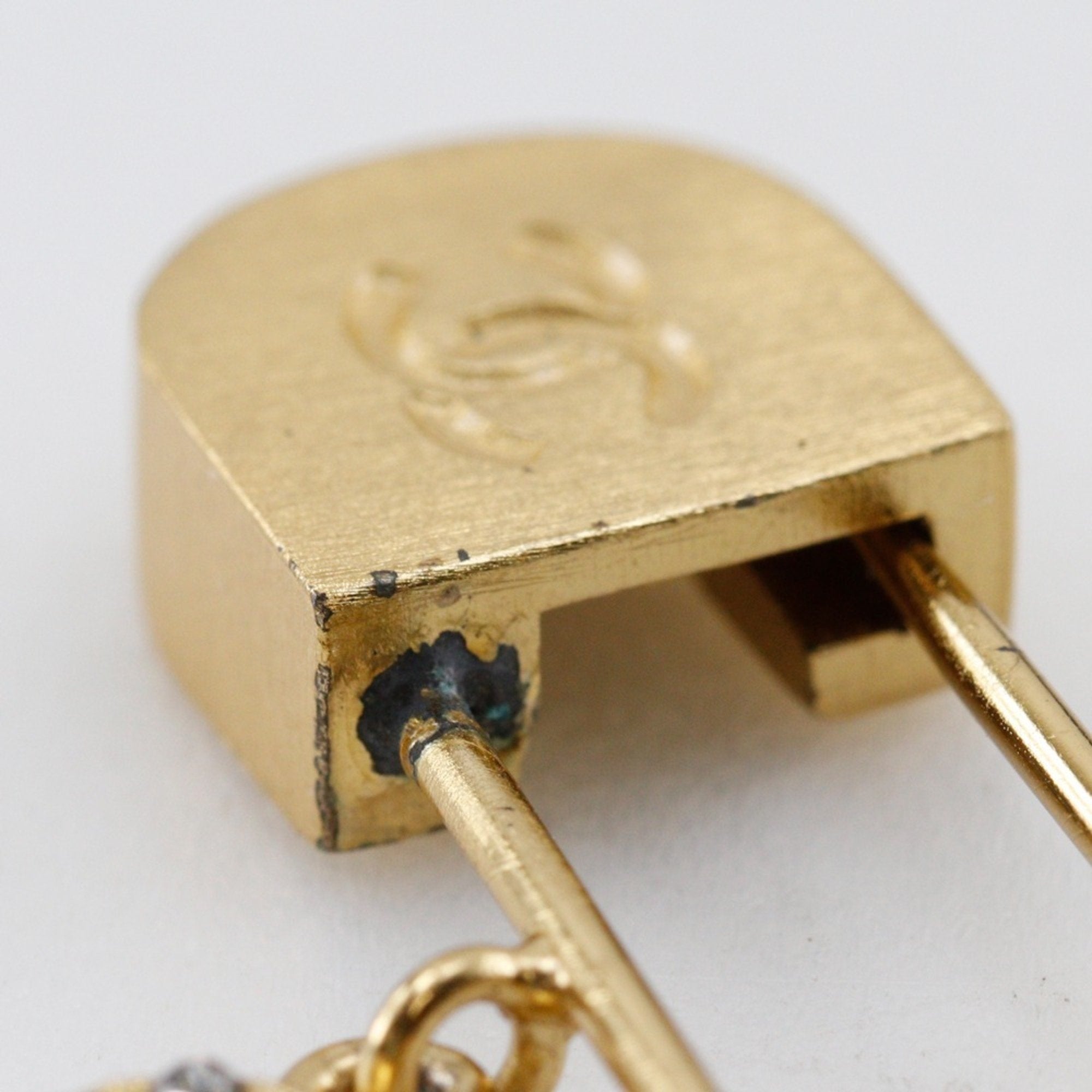 Brooch Metal Safety Pin with Rhinestone
