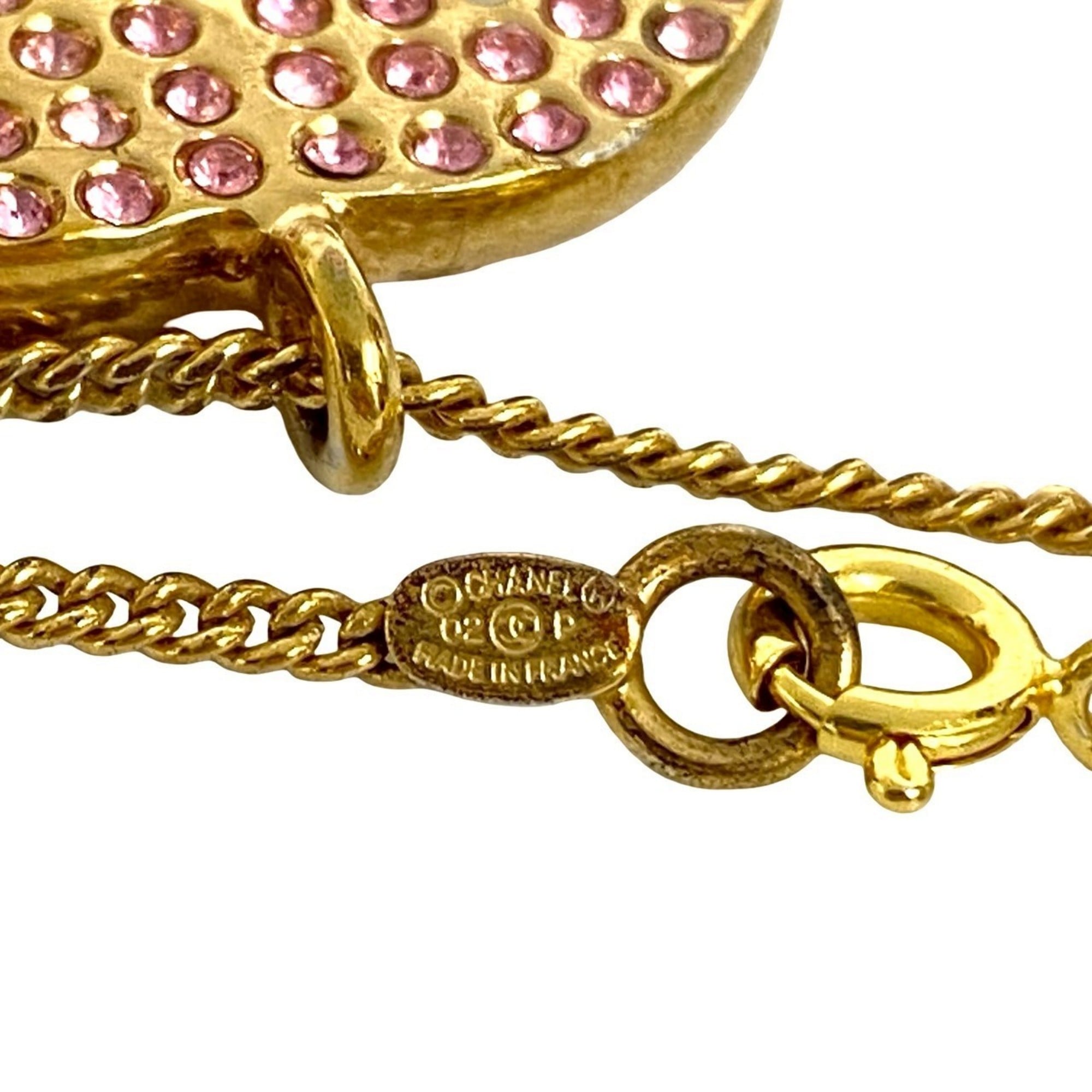 CC Logo Chain Pendant Necklace Metal