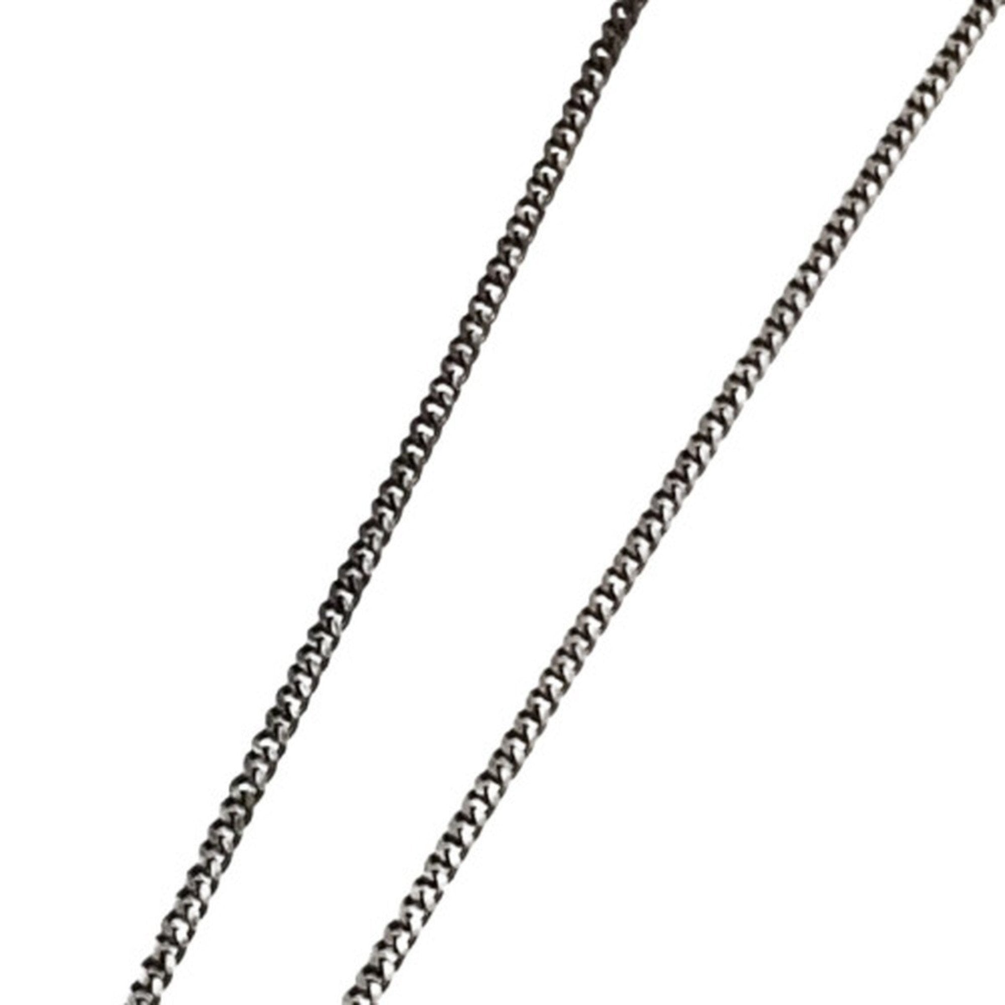 Cutout G Pendant Necklace Sterling Silver
