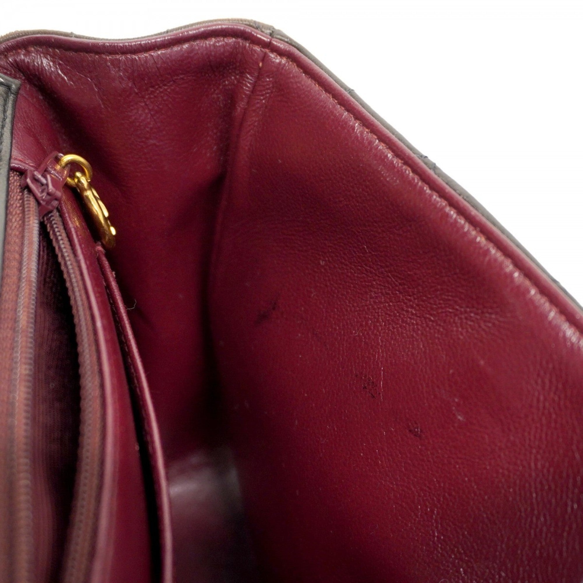 Vintage CC Chain Flap Bag Quilted Lambskin Small