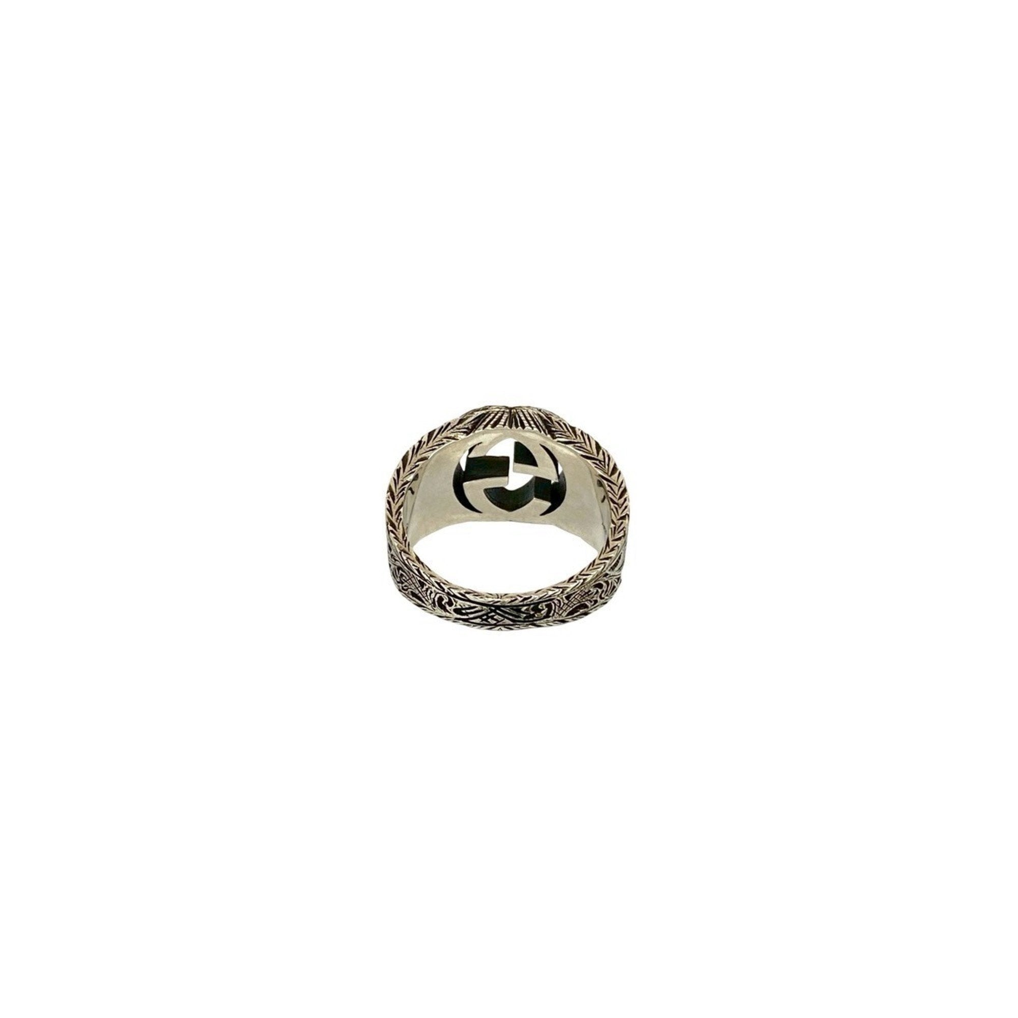 Interlocking G Ring Sterling Silver