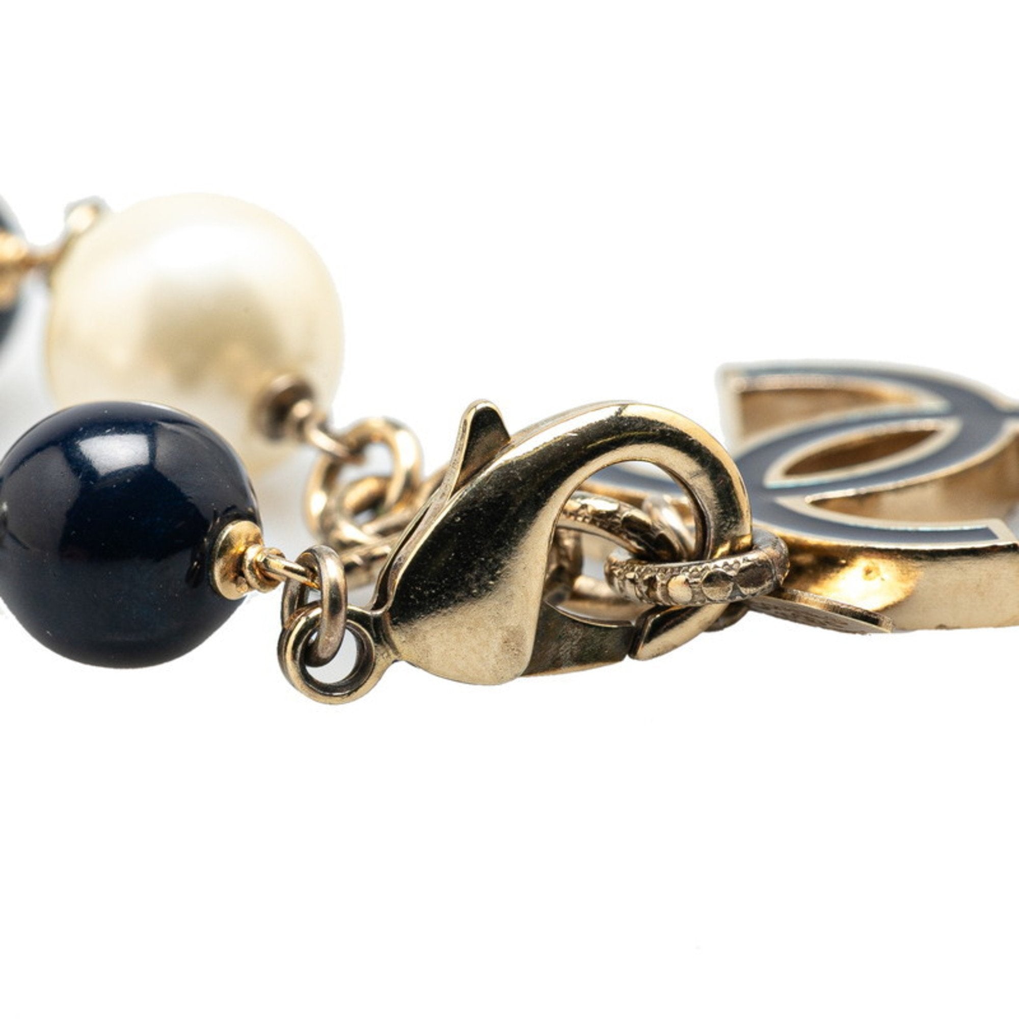 CC Logo Bracelet Gold-Tone Metal