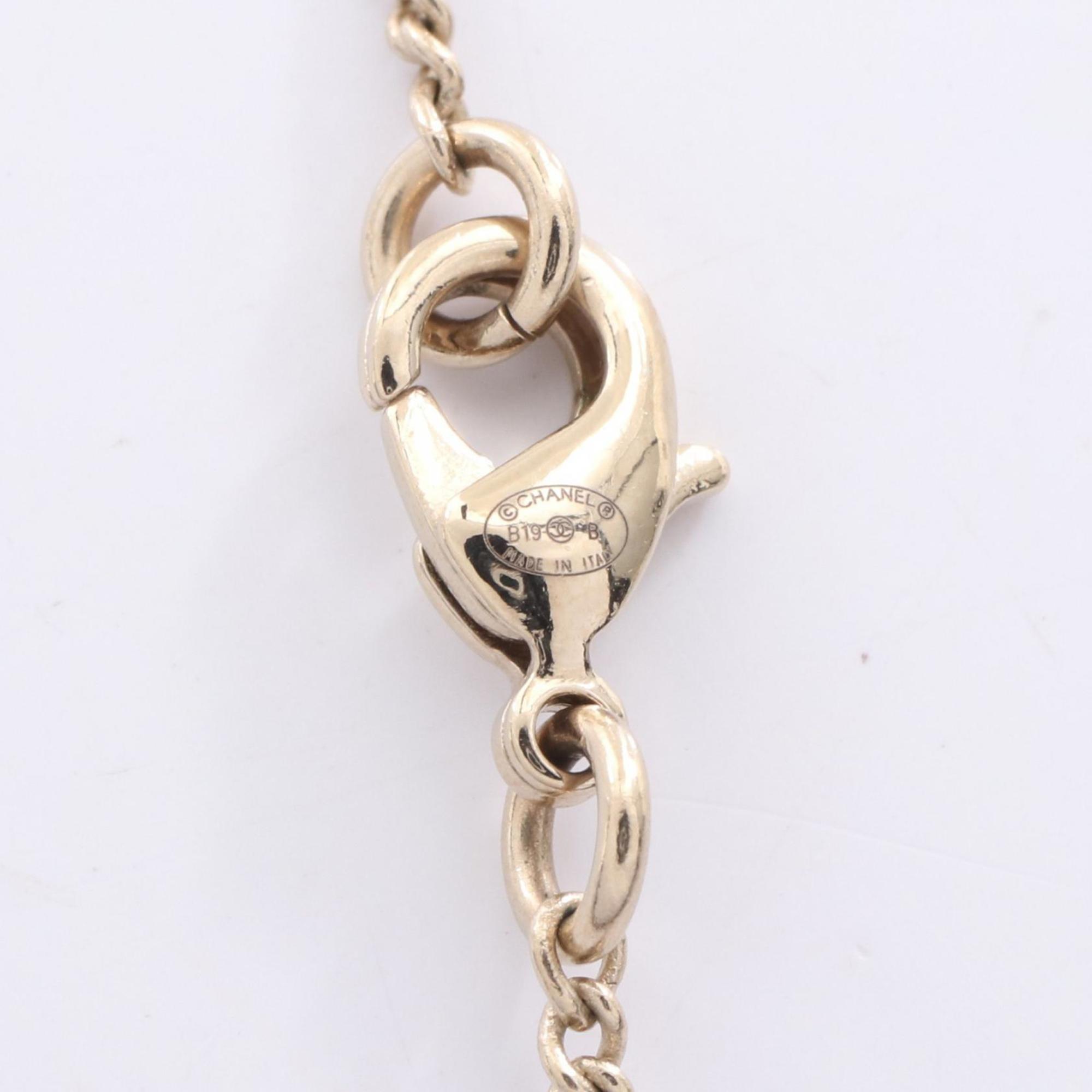 CC Logo Pendant Necklace Metal