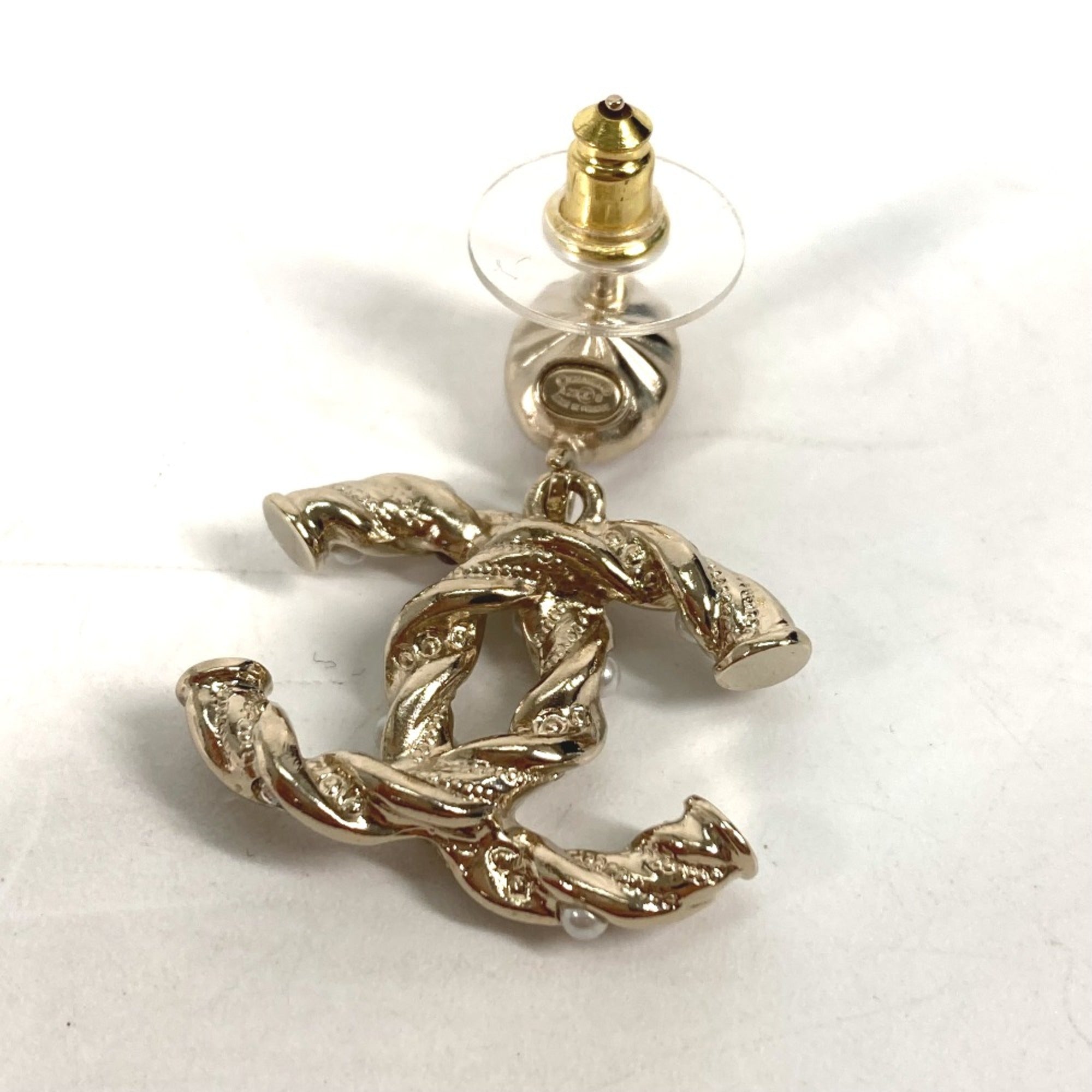 Earrings Gold-Tone Metal