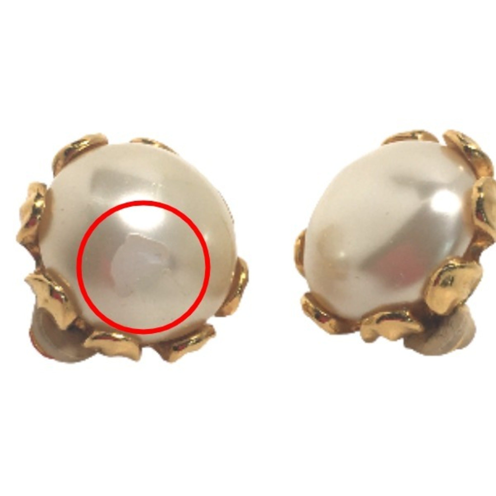 Clip-On Earrings Clip-On Gold-Tone Metal