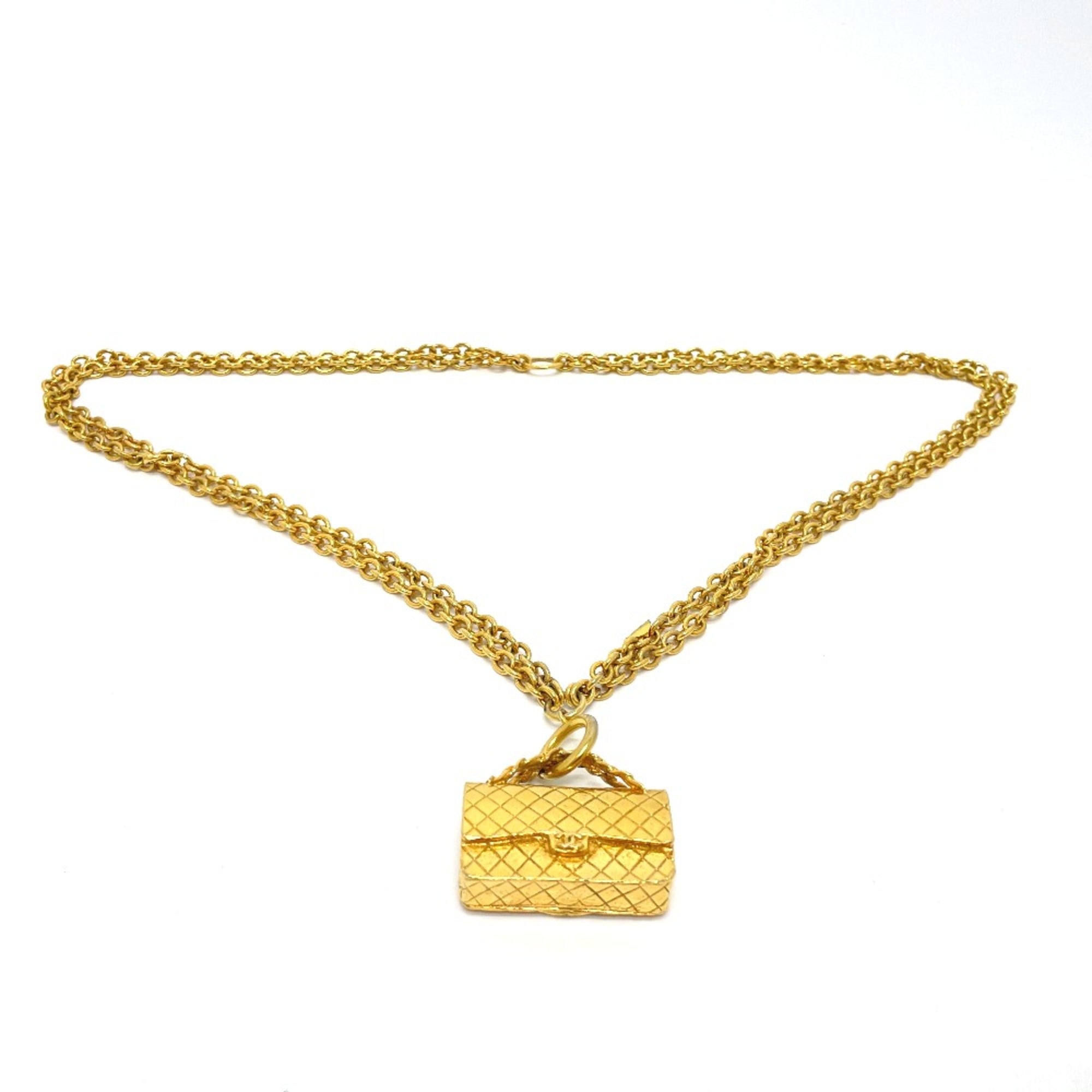 Vintage Pendant Necklace Gold