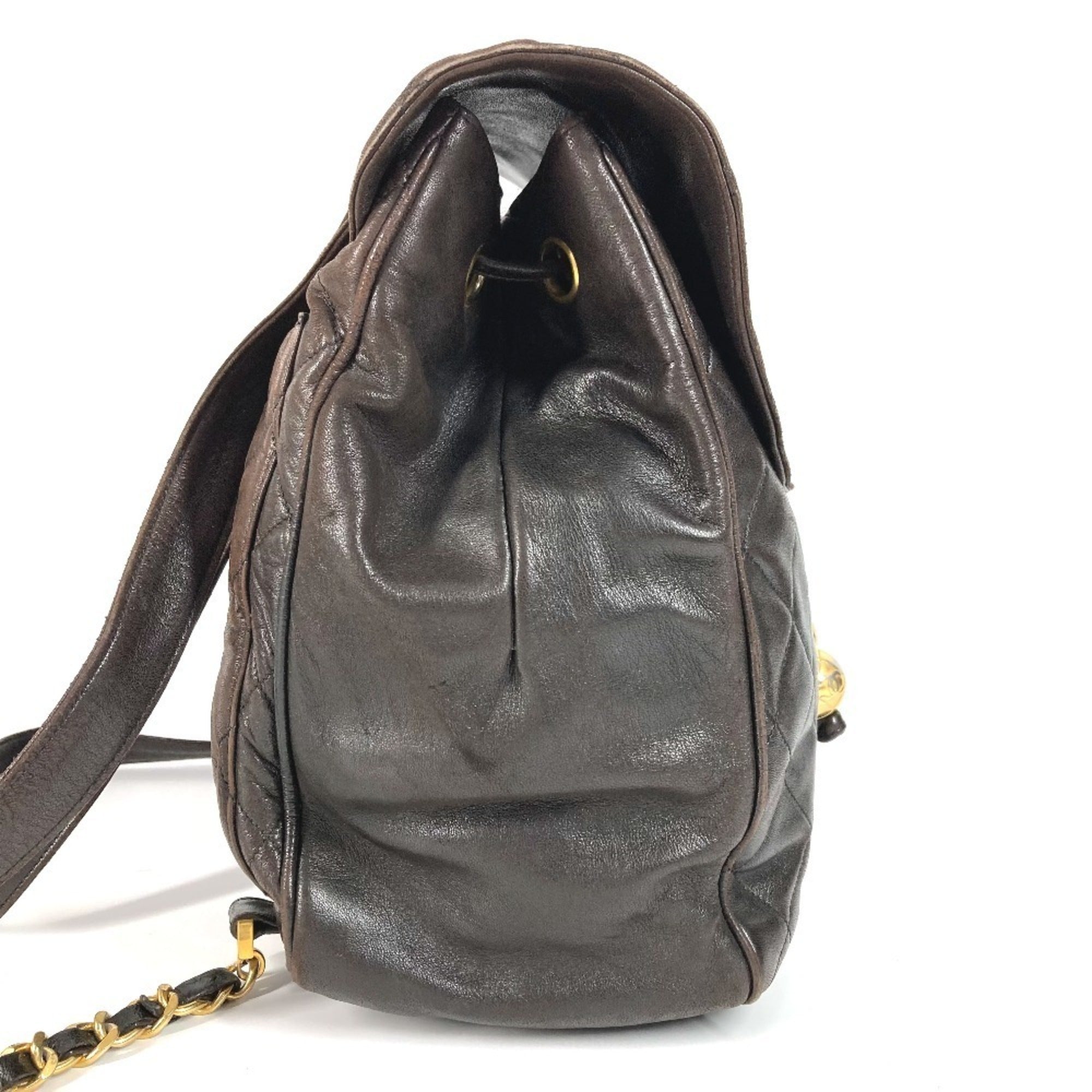 Vintage CC Flap Backpack Quilted Lambskin Medium