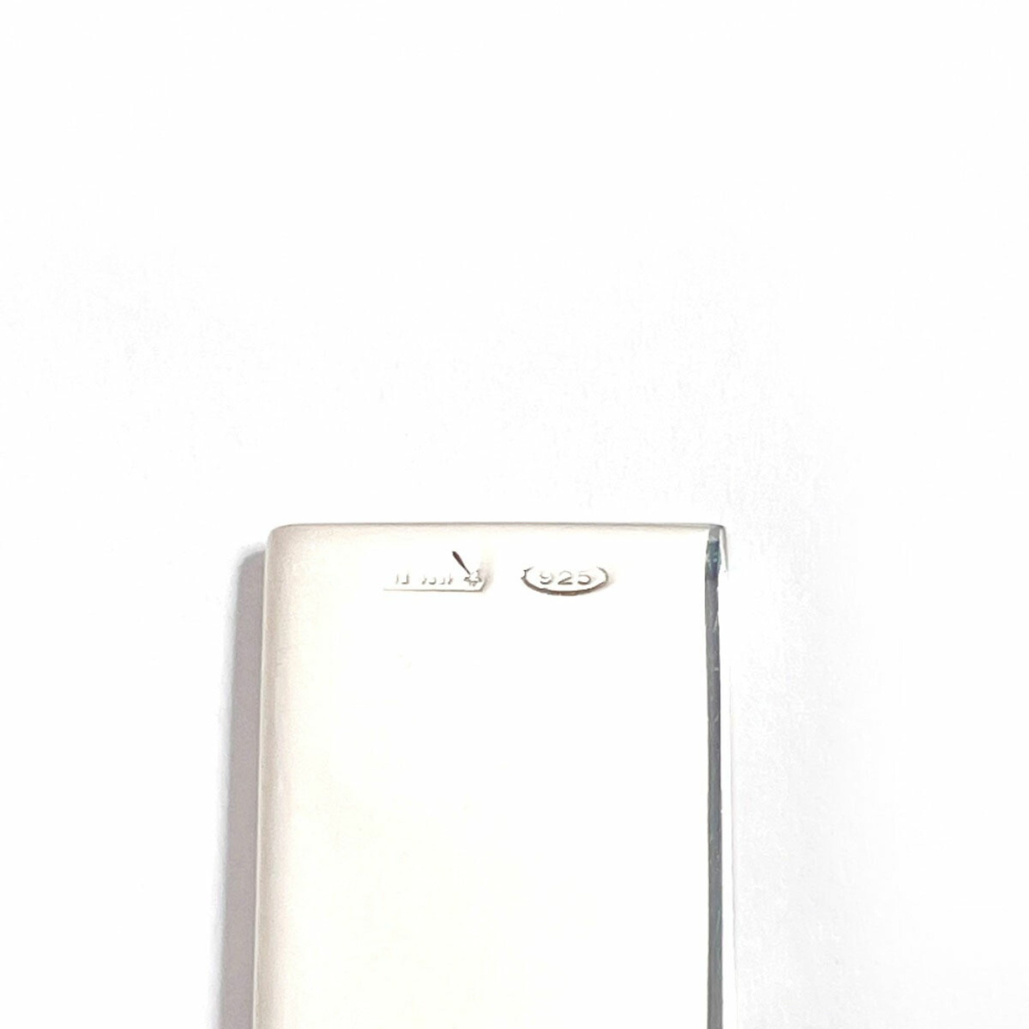 Plate Pendant Top Sterling Silver