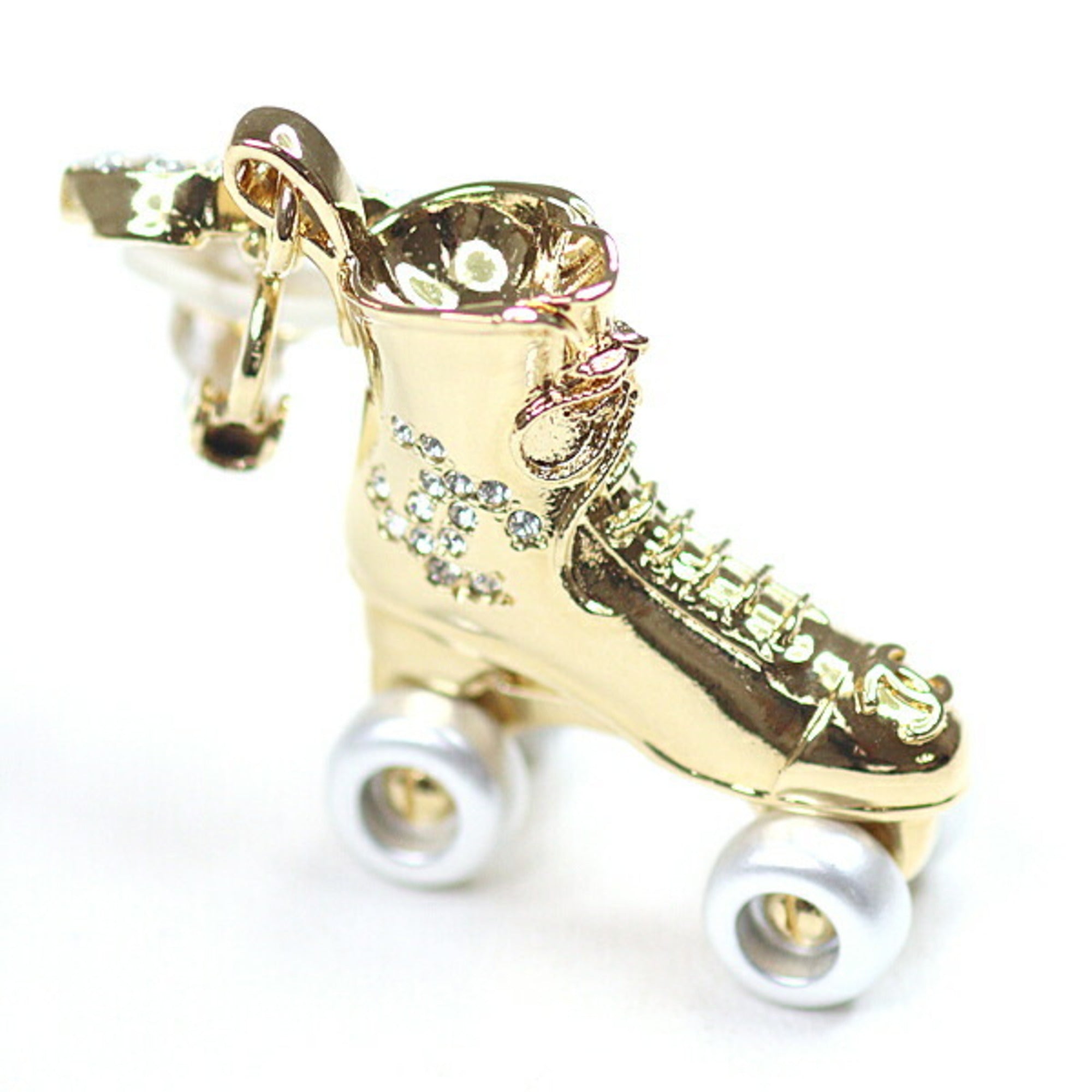 CC Logo Earrings Gold-Tone Metal Gold-Tone Metal