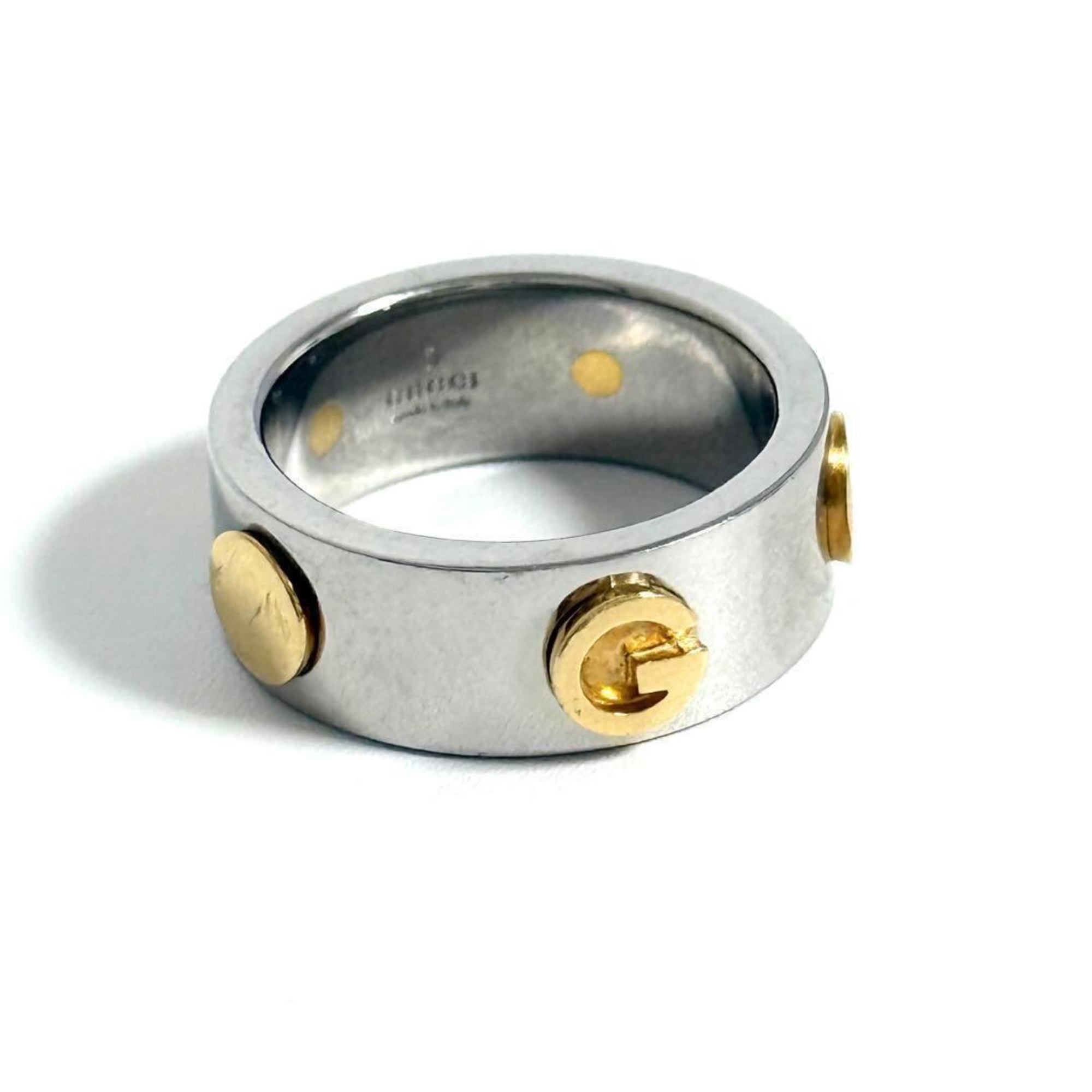 Ring Stainless Steel and Yellow Gold