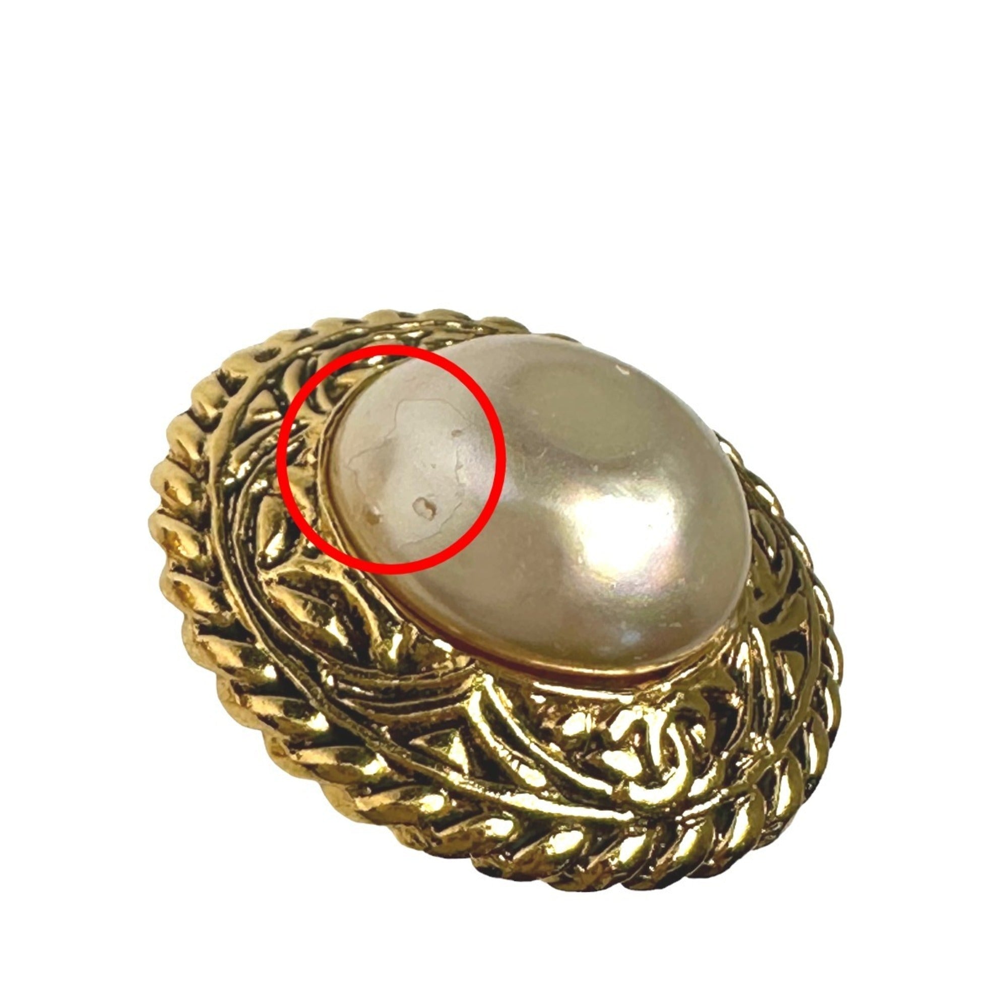 Earrings Gold-Tone Metal
