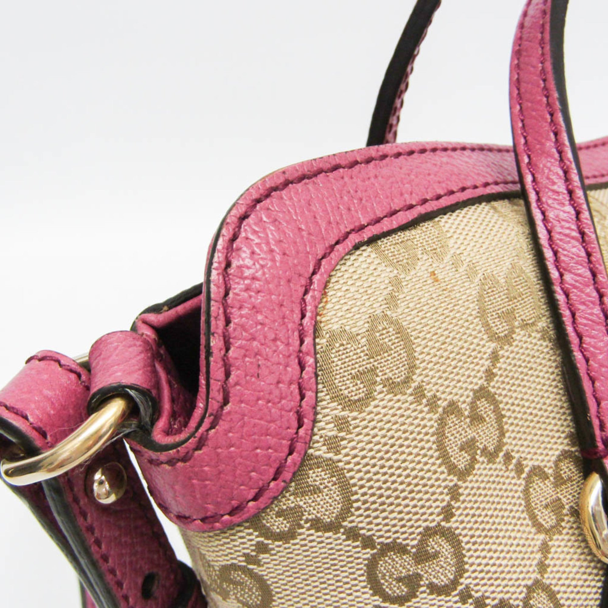 Bree Convertible Top Handle Bag GG Canvas with Leather Medium
