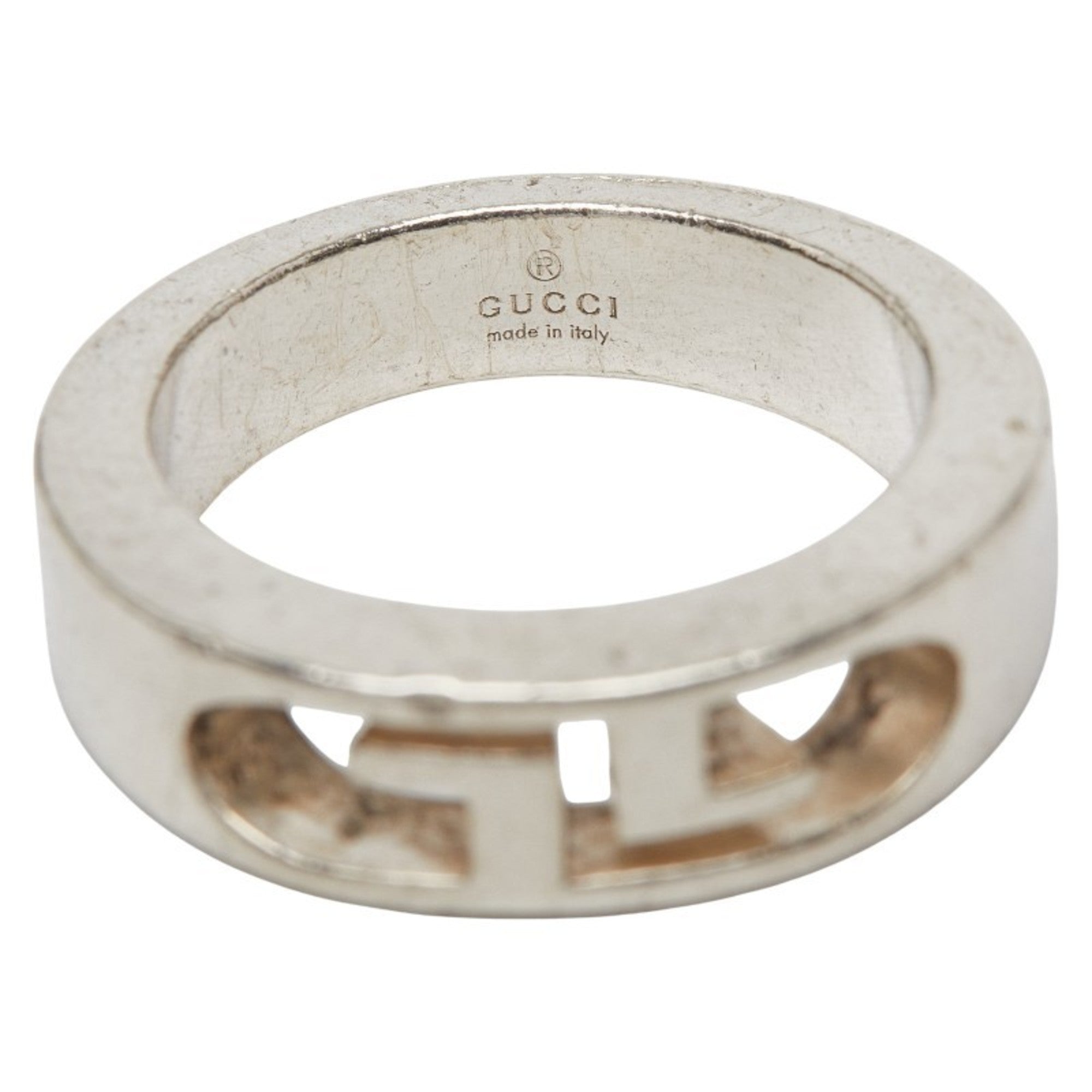 Double G Band Ring Sterling Silver
